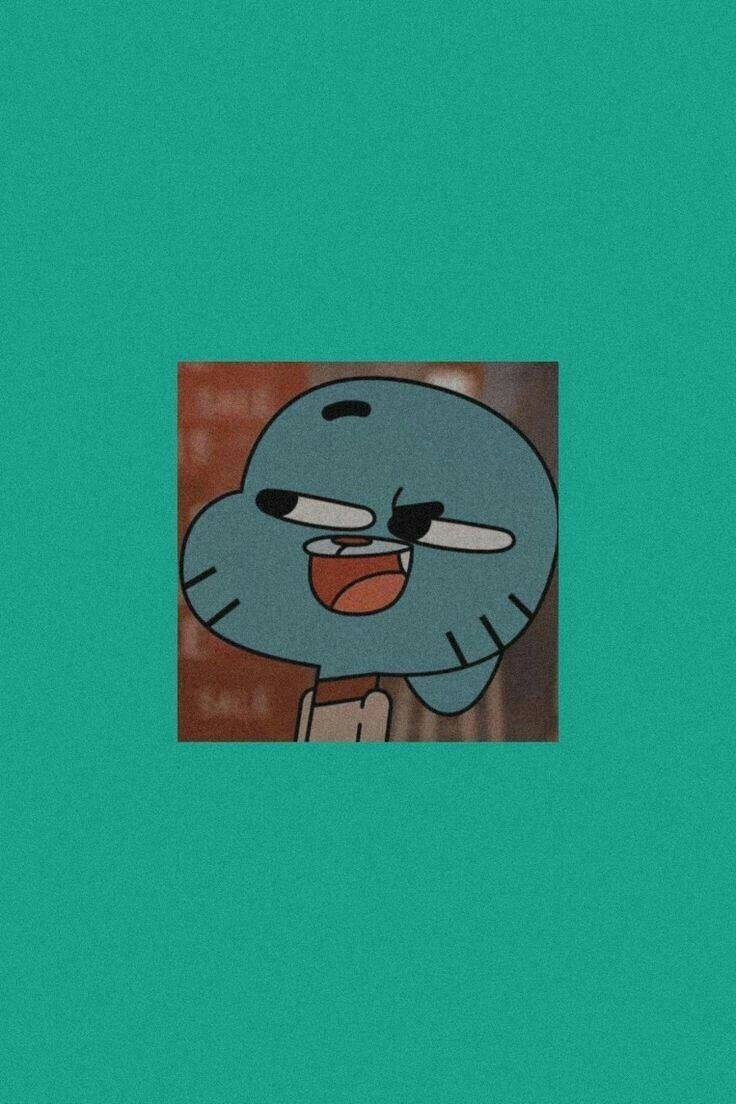 Estética verde minimalista de Gumball Fondos de pantalla