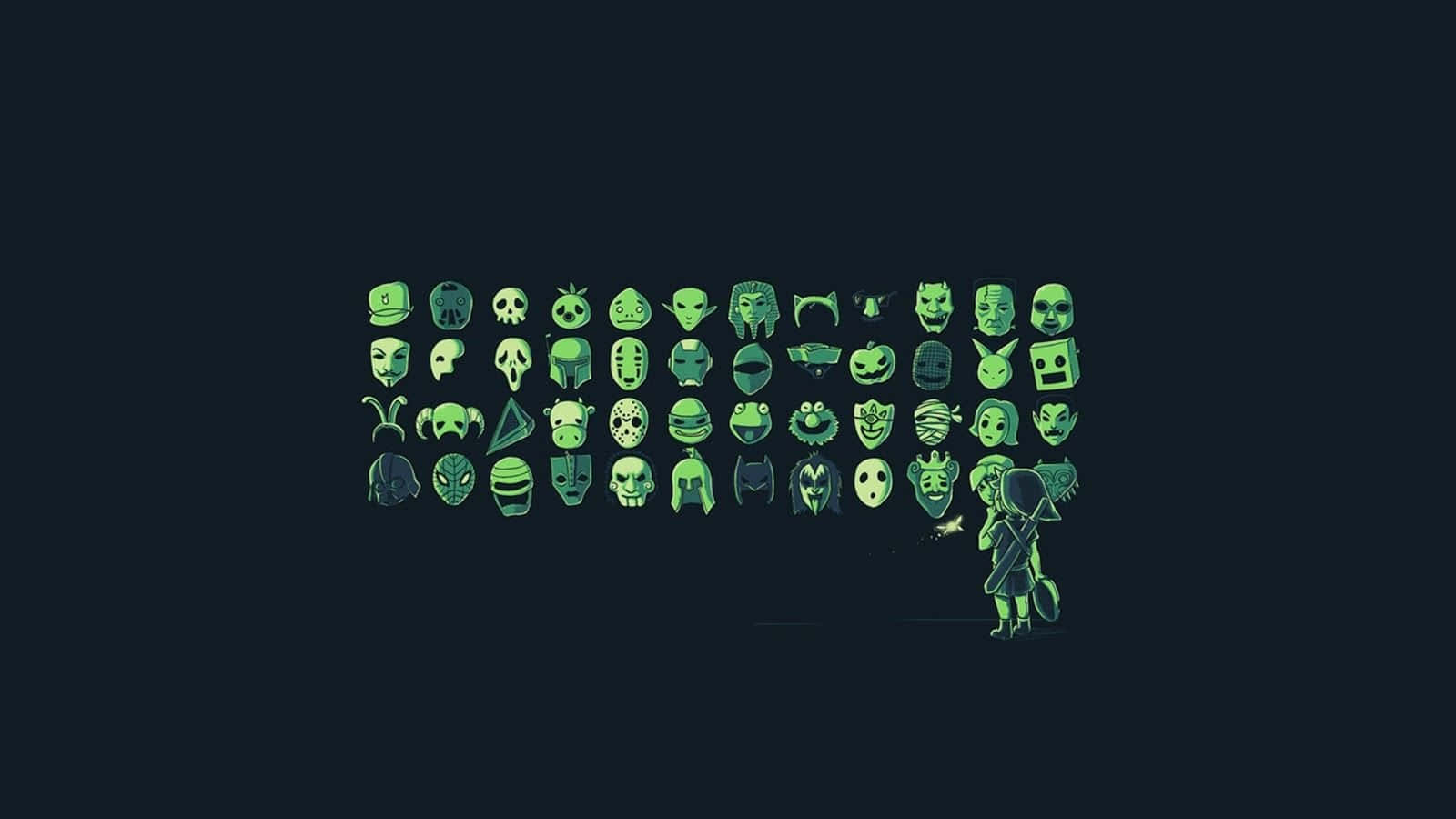 Estética verde oscuro: Atmósferas cautivadoras de la naturaleza Fondos de pantalla