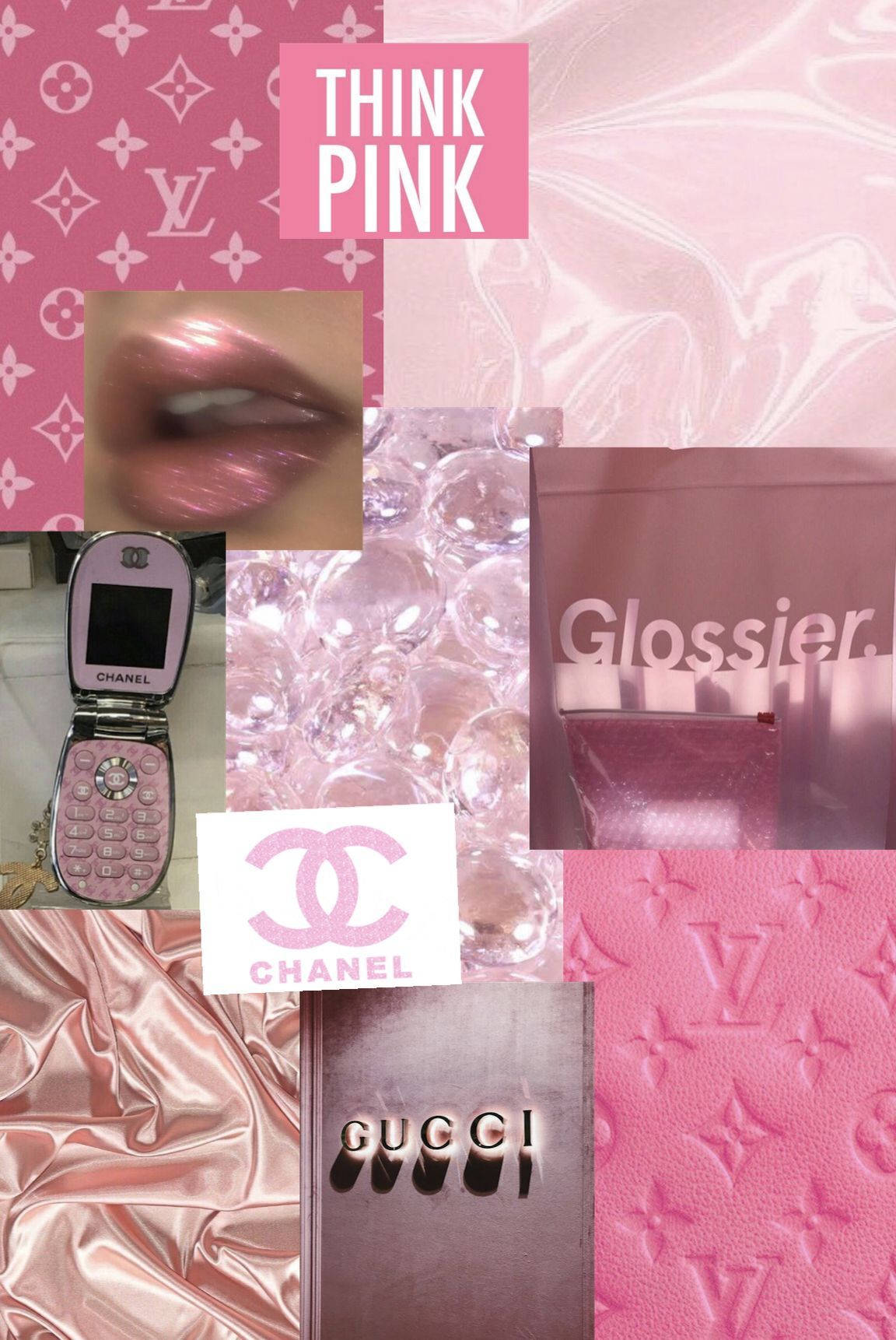 Estética Y2K Think Pink Fondos de pantalla