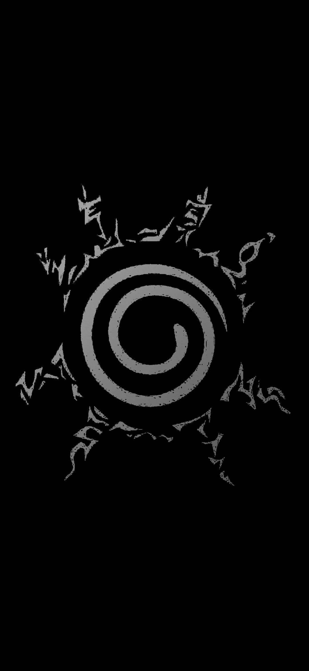 Estilo de Sellado de Ocho Trigramas Naruto Negro Fondos de pantalla