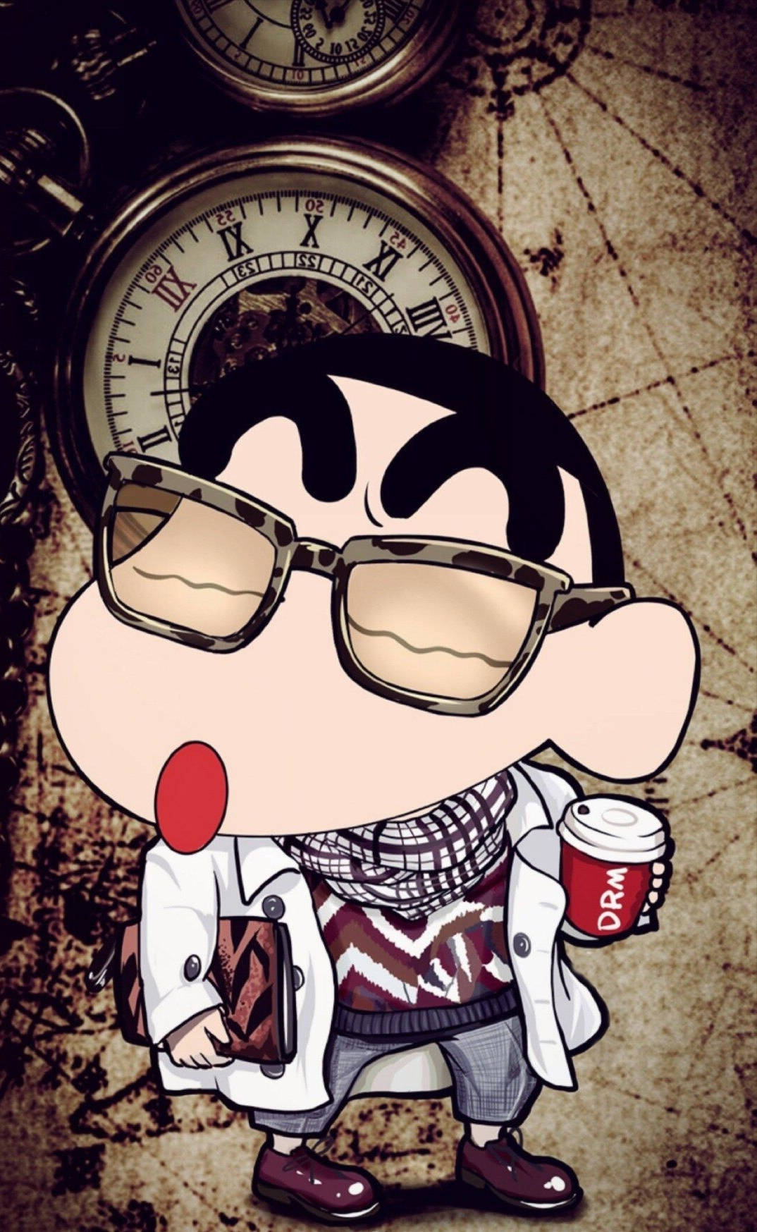 Estilo moderno de Shin Chan para iPhone Fondos de pantalla