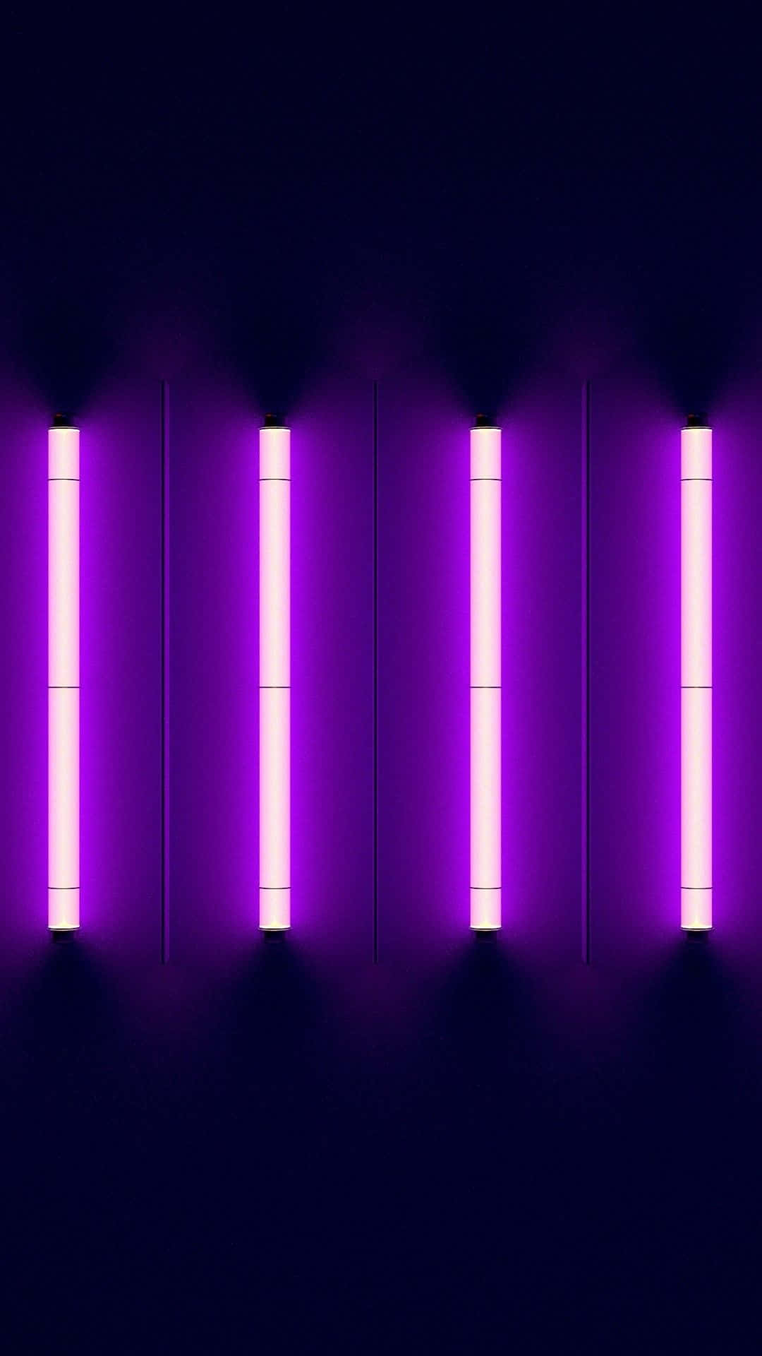 Estilo neón púrpura llamativo Fondos de pantalla