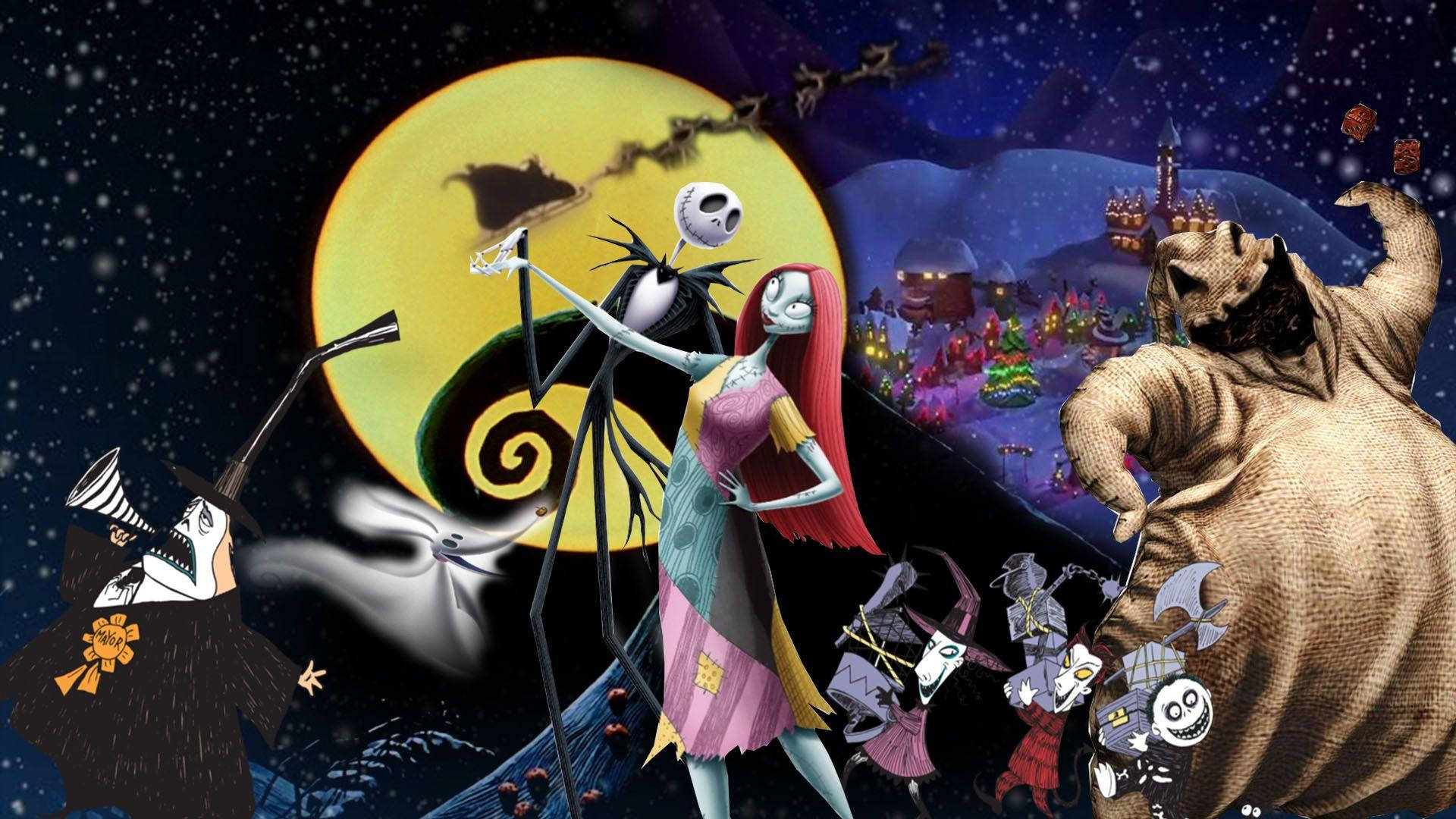 Estilos de arte mixtos de El extraño mundo de Jack Fondos de pantalla