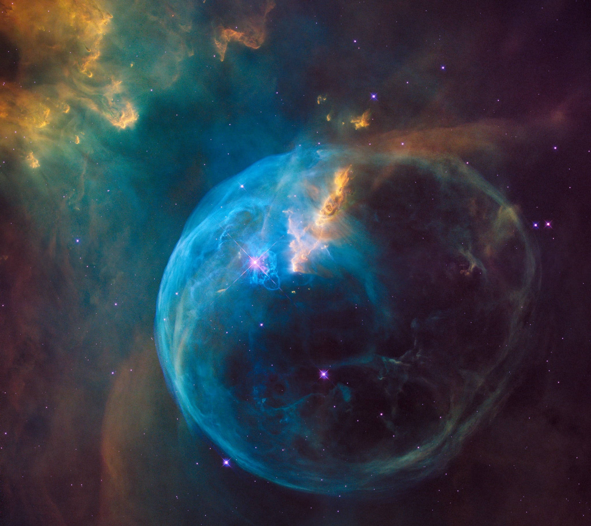 Estrella Wolf Rayet de la NASA para iPhone Fondos de pantalla