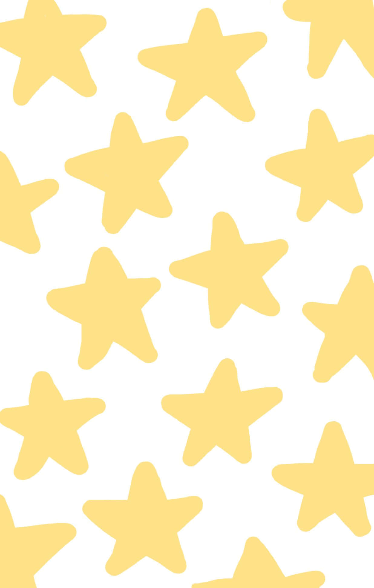 estrellas amarillas sobre fondo blanco Fondos de pantalla