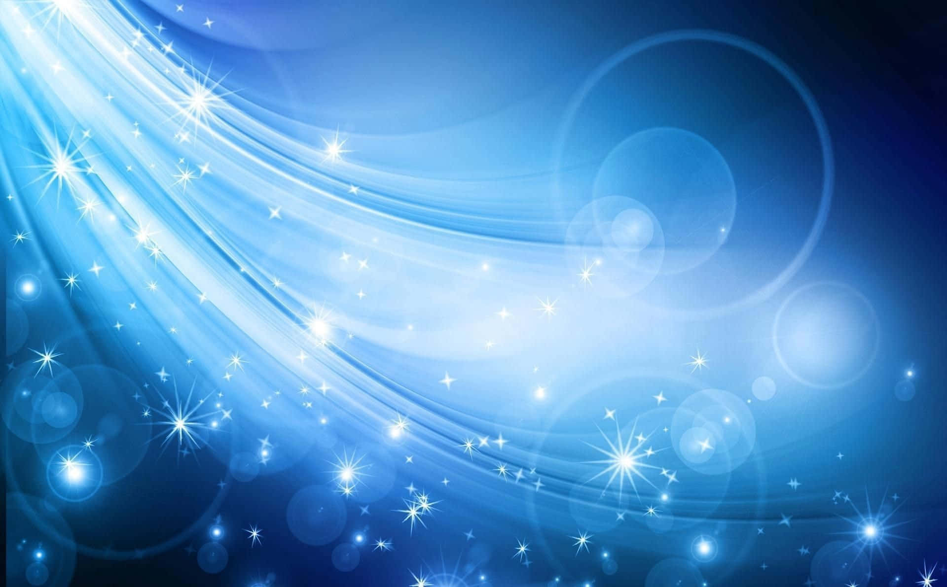 Estrellas Brillantes en Azul Oscuro y Claro para un Estilo Femenino Fondos de pantalla