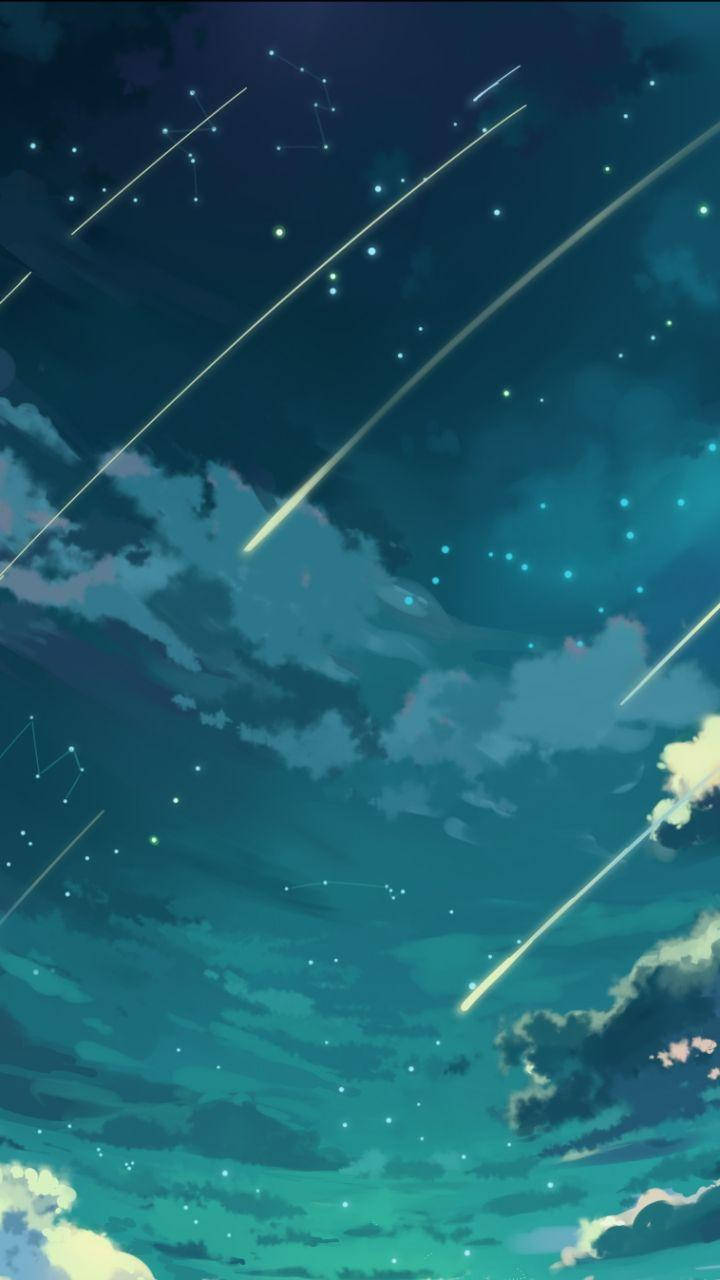Estrellas fugaces y constelaciones iPhone SE Fondos de pantalla