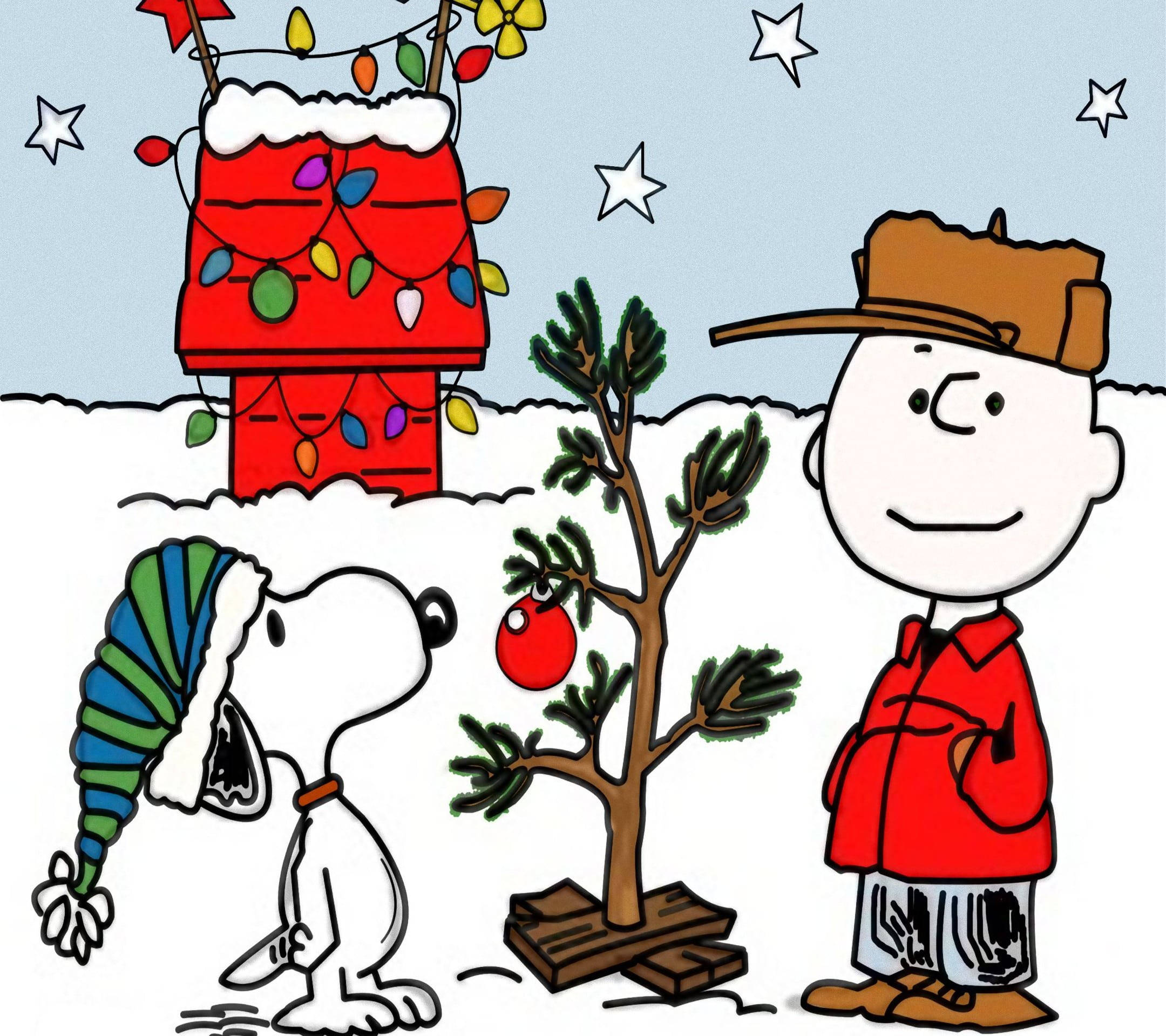 Estrellas Navideñas de Snoopy Fondos de pantalla