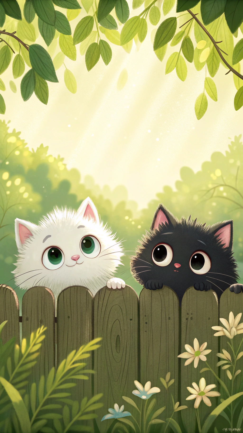 Estrellas titilantes se reflejan en los ojos del gatito Fondos de pantalla