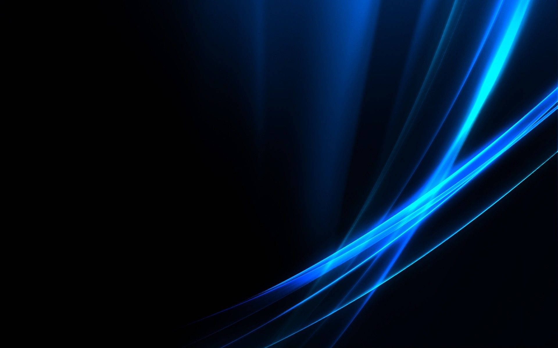 Estrías de luz neón azul bonitas Fondos de pantalla