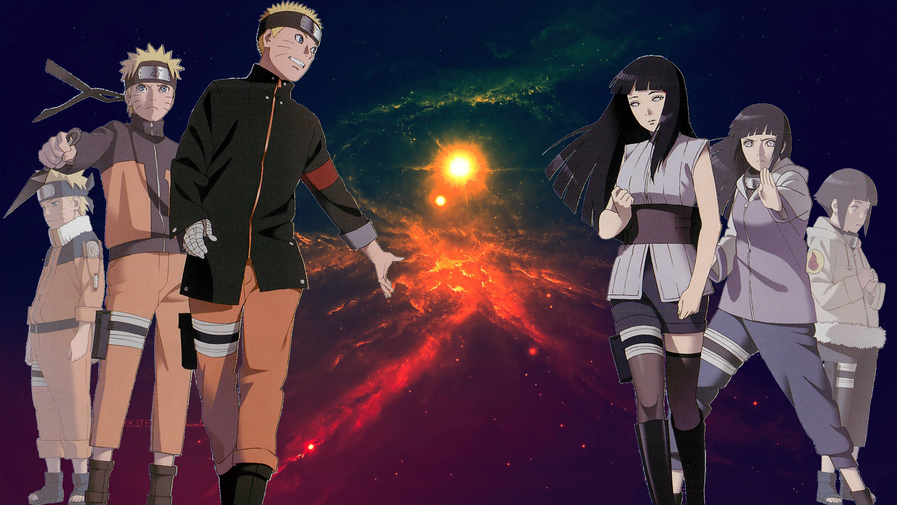 Etapas de Naruto y Hinata Fondos de pantalla