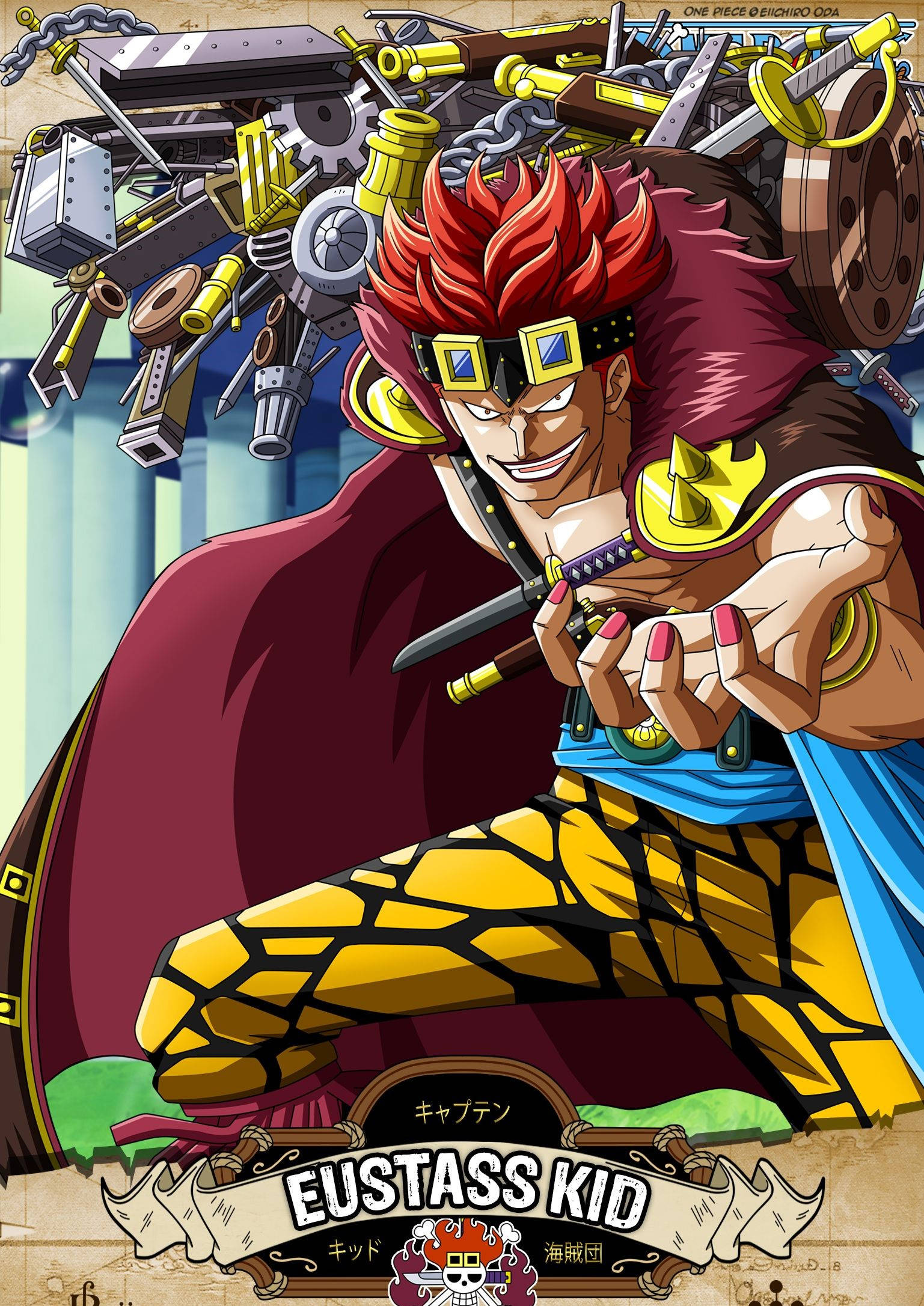 Eustass Kid Portada Anime HD Fondos de pantalla