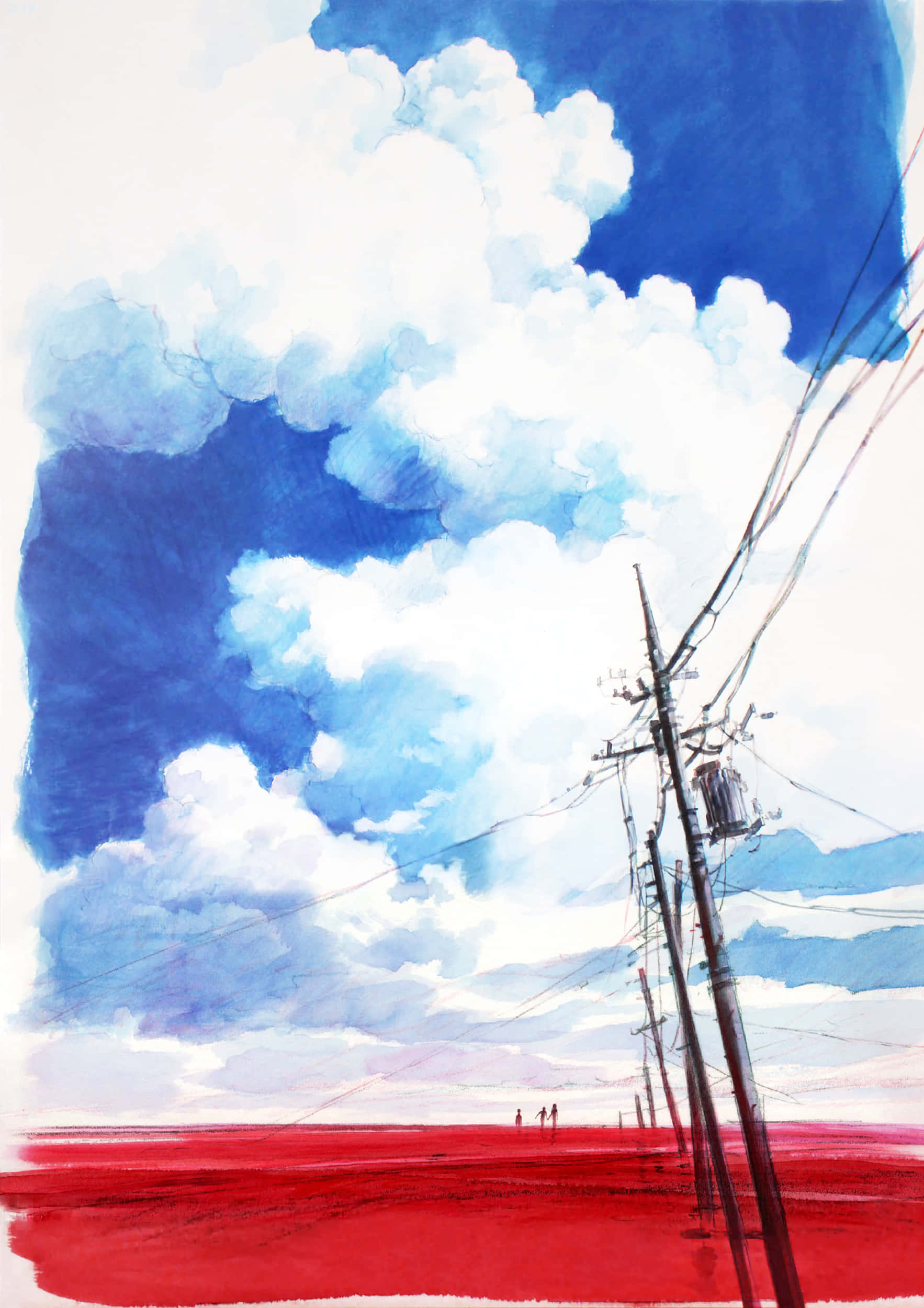 Evangelion 30 10 Publicaciones en la Inundación Roja Fondos de pantalla