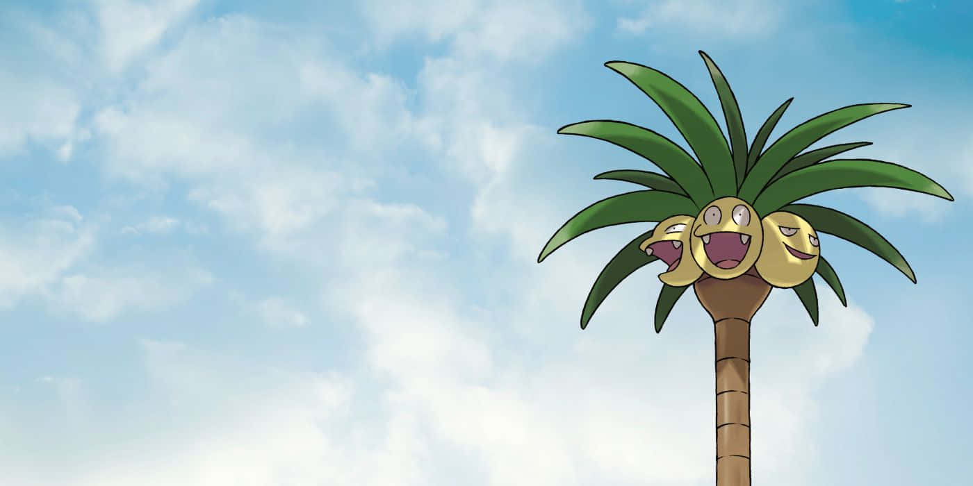 Exeggutor bajo un cielo de ensueño Fondos de pantalla