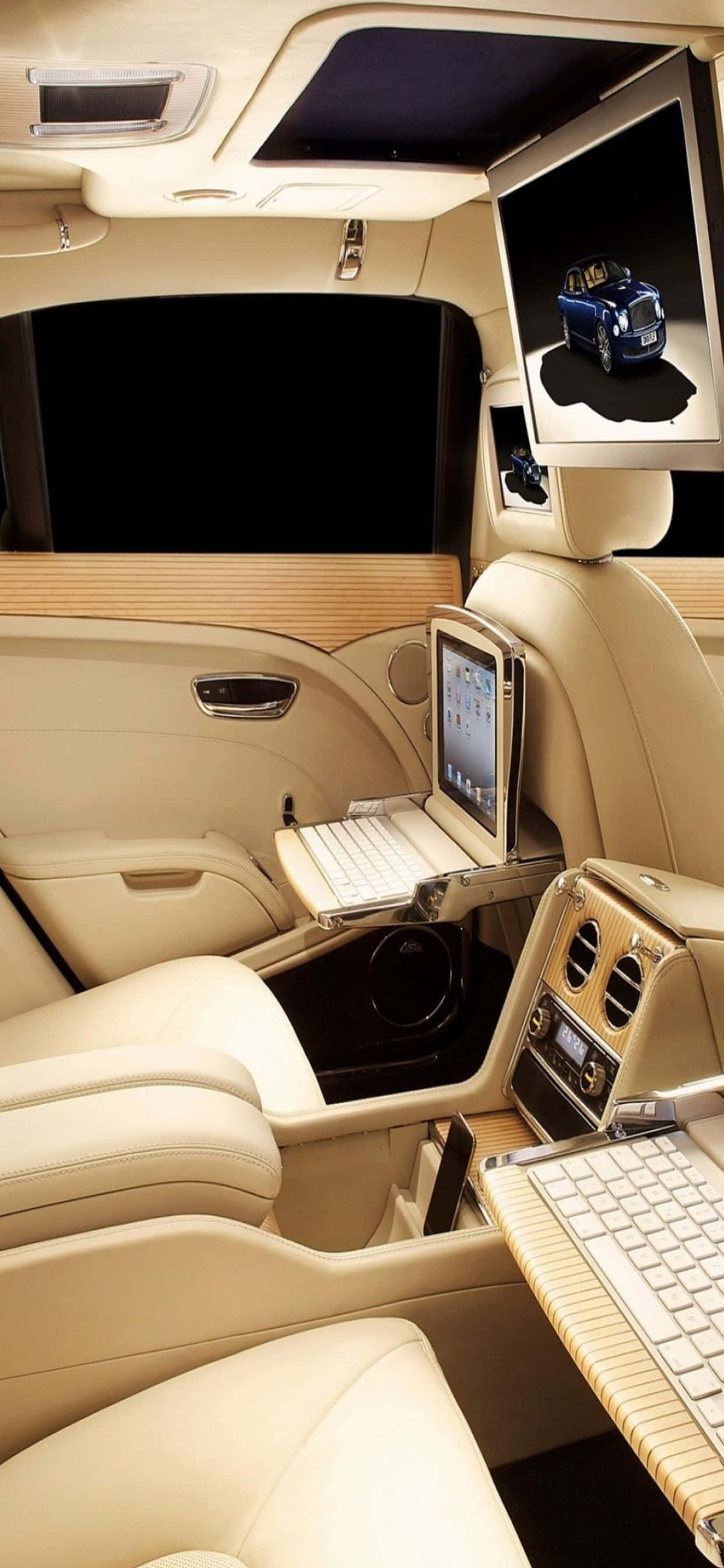 Vive el lujo con iPhone XS Max y Bentley Fondos de pantalla