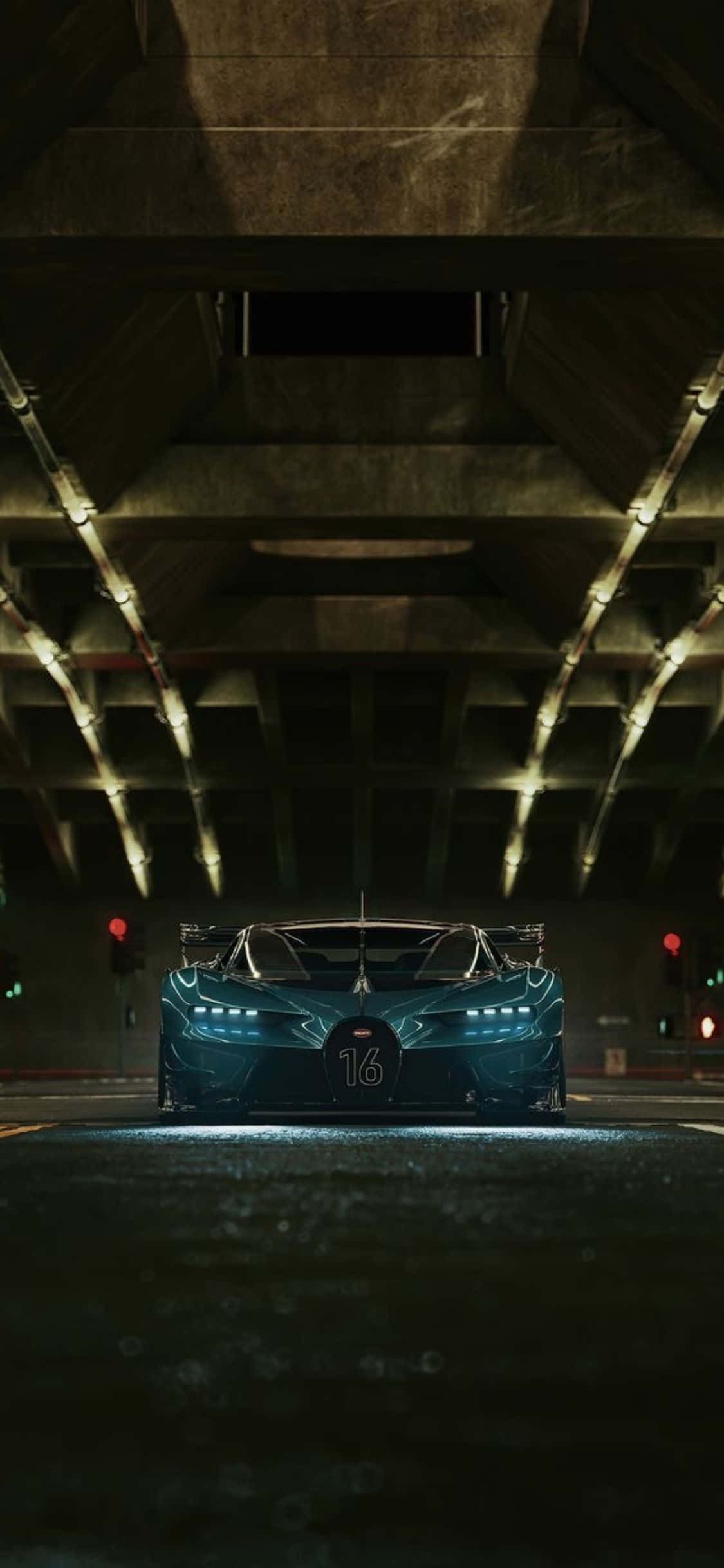 Experimenta la conducción más rápida con el iPhone XS Bugatti Fondos de pantalla