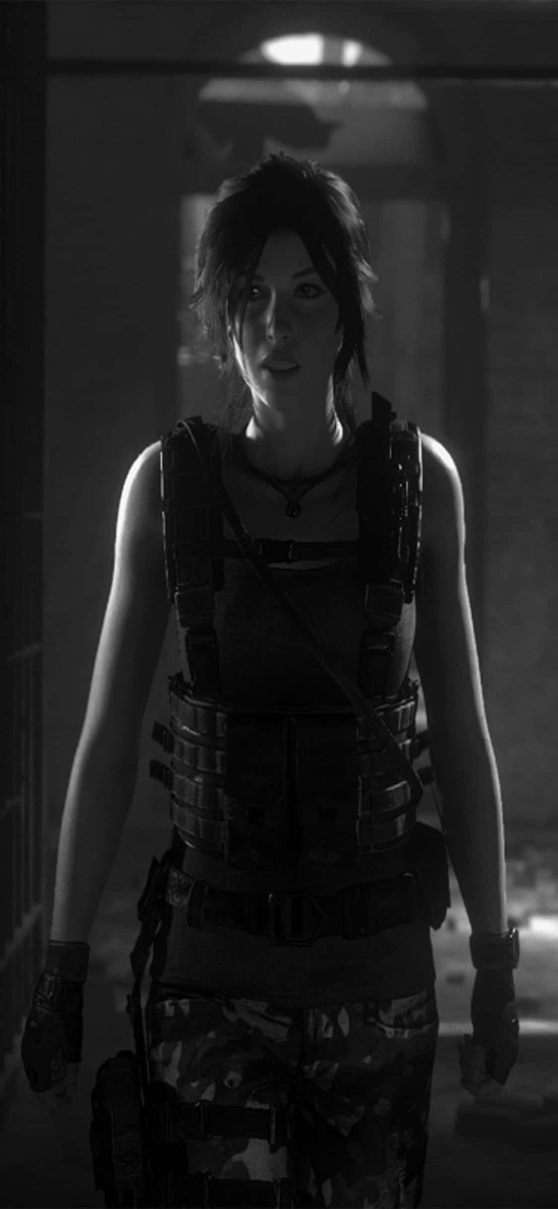 Experimenta la descarga de adrenalina de Shadow Of The Tomb Raider en tu iPhone X Fondos de pantalla