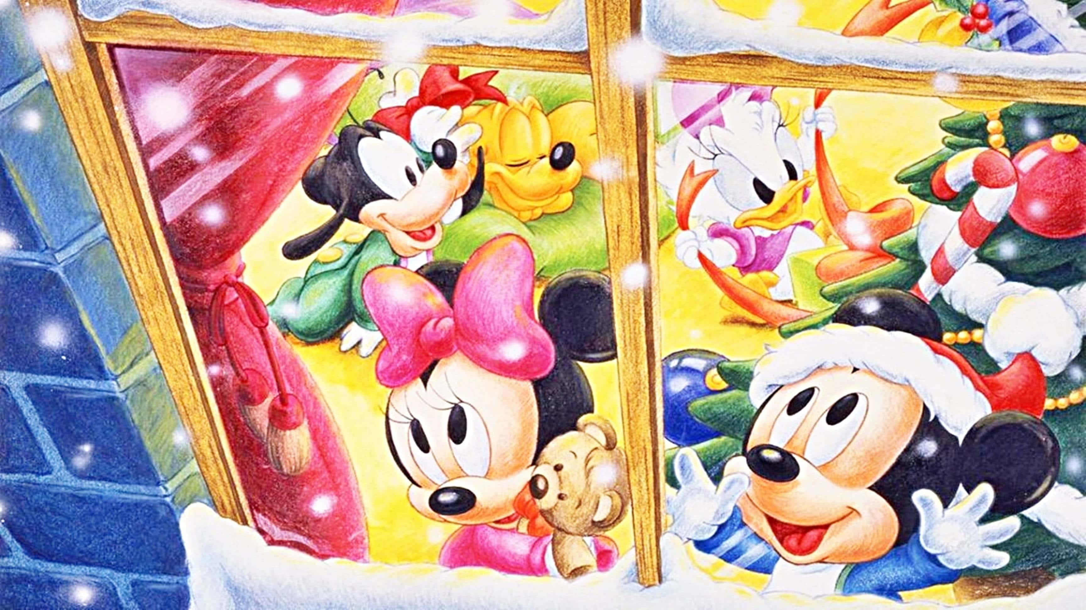 ¡Experimenta la magia de la Navidad de Disney! Fondos de pantalla