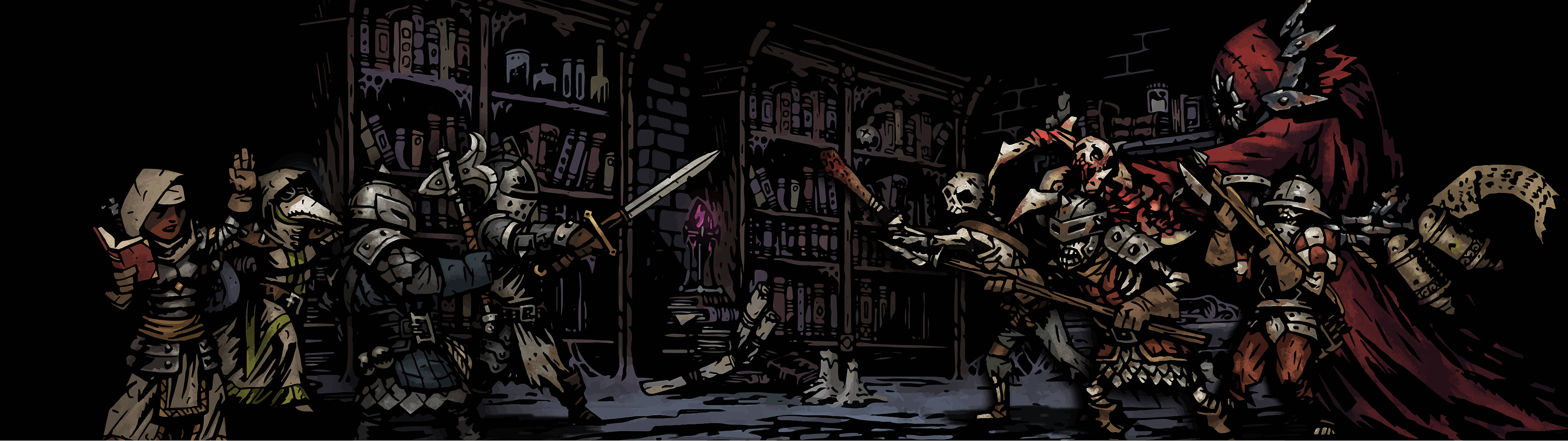 Experimenta Darkest Dungeon con una configuración de doble monitor Fondos de pantalla