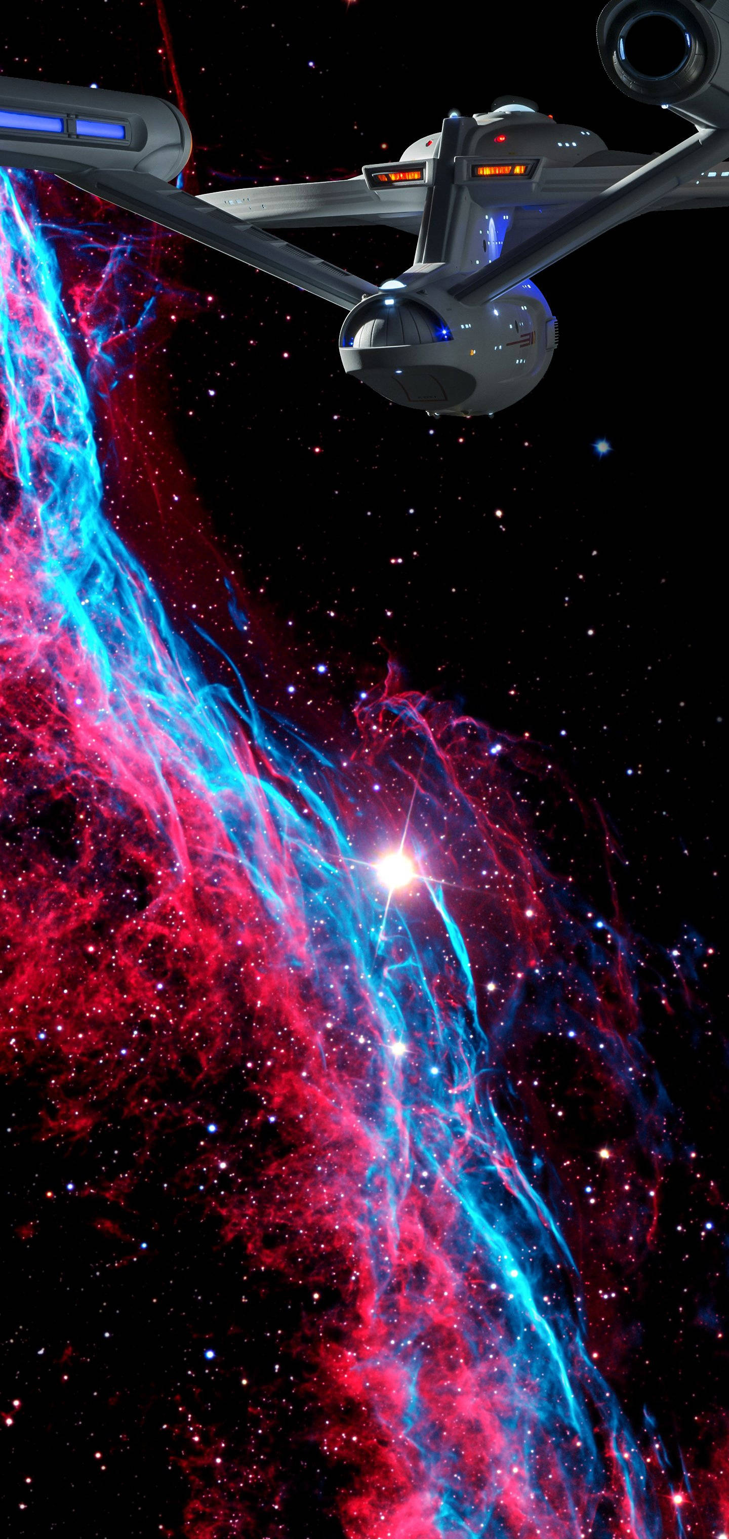Explora el Mundo de la Flota Estelar con el Galaxy S10 Plus Fondos de pantalla