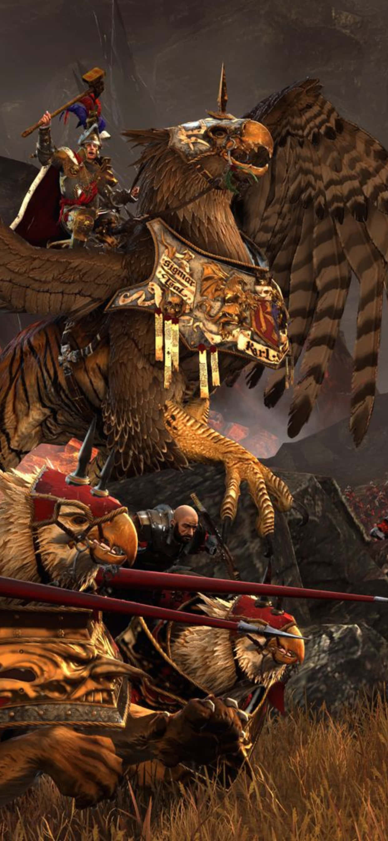 Explora el mundo de los imperios antiguos en Total War Attila en tu iPhone Xs Max Fondos de pantalla