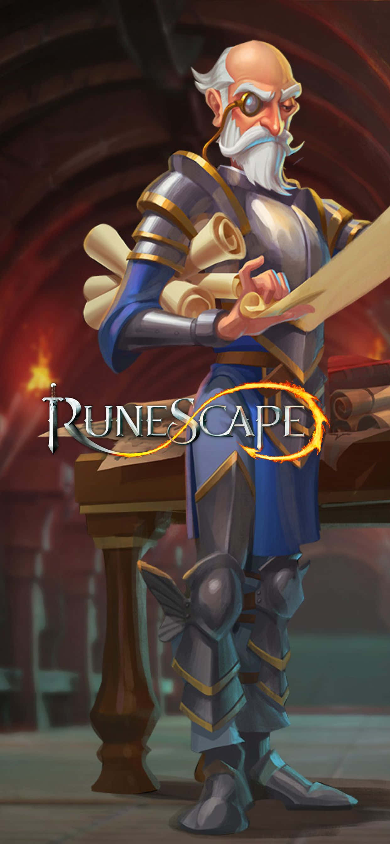Explora el mundo de Runescape con el iPhone Xs Max Fondos de pantalla
