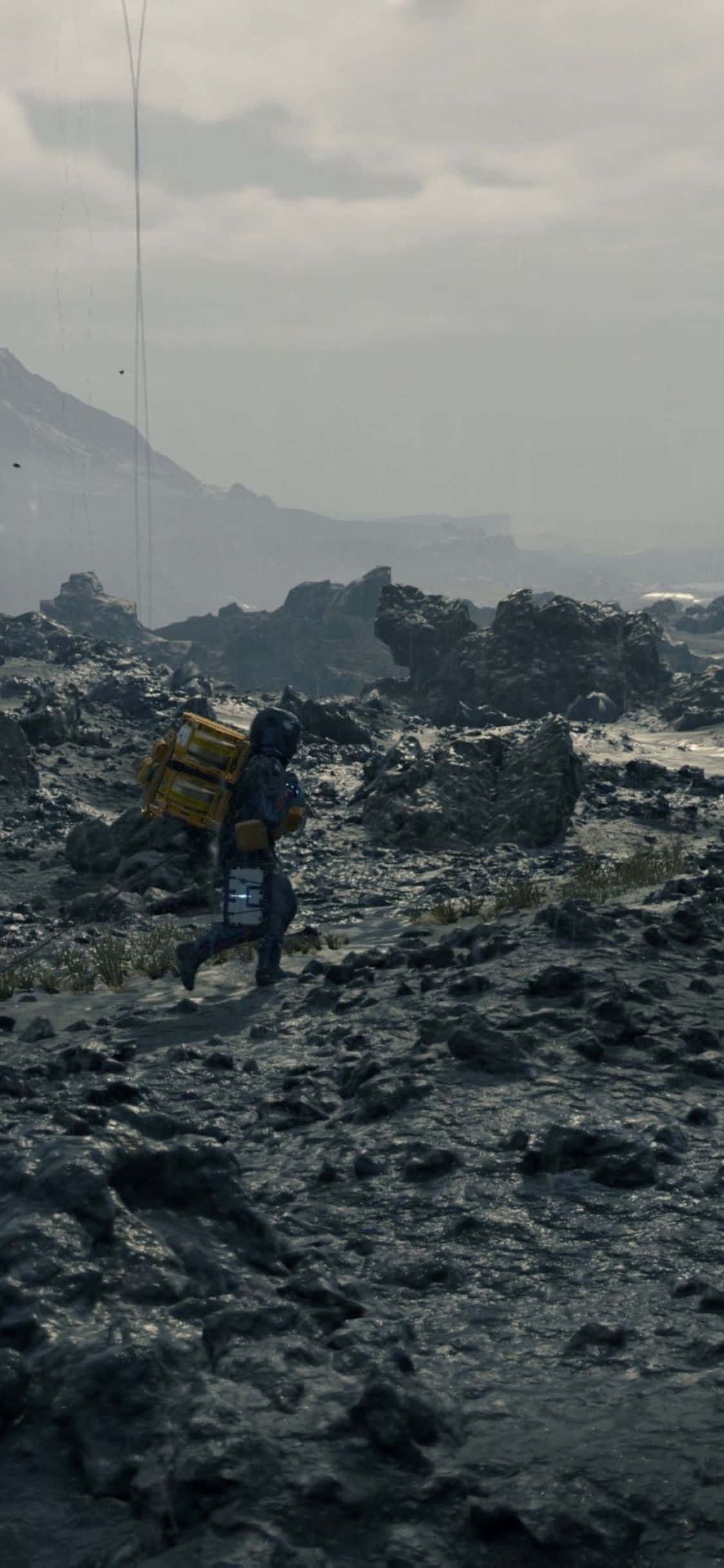 ¡Explora el mundo postapocalíptico de Death Stranding en tu iPhone X! Fondos de pantalla
