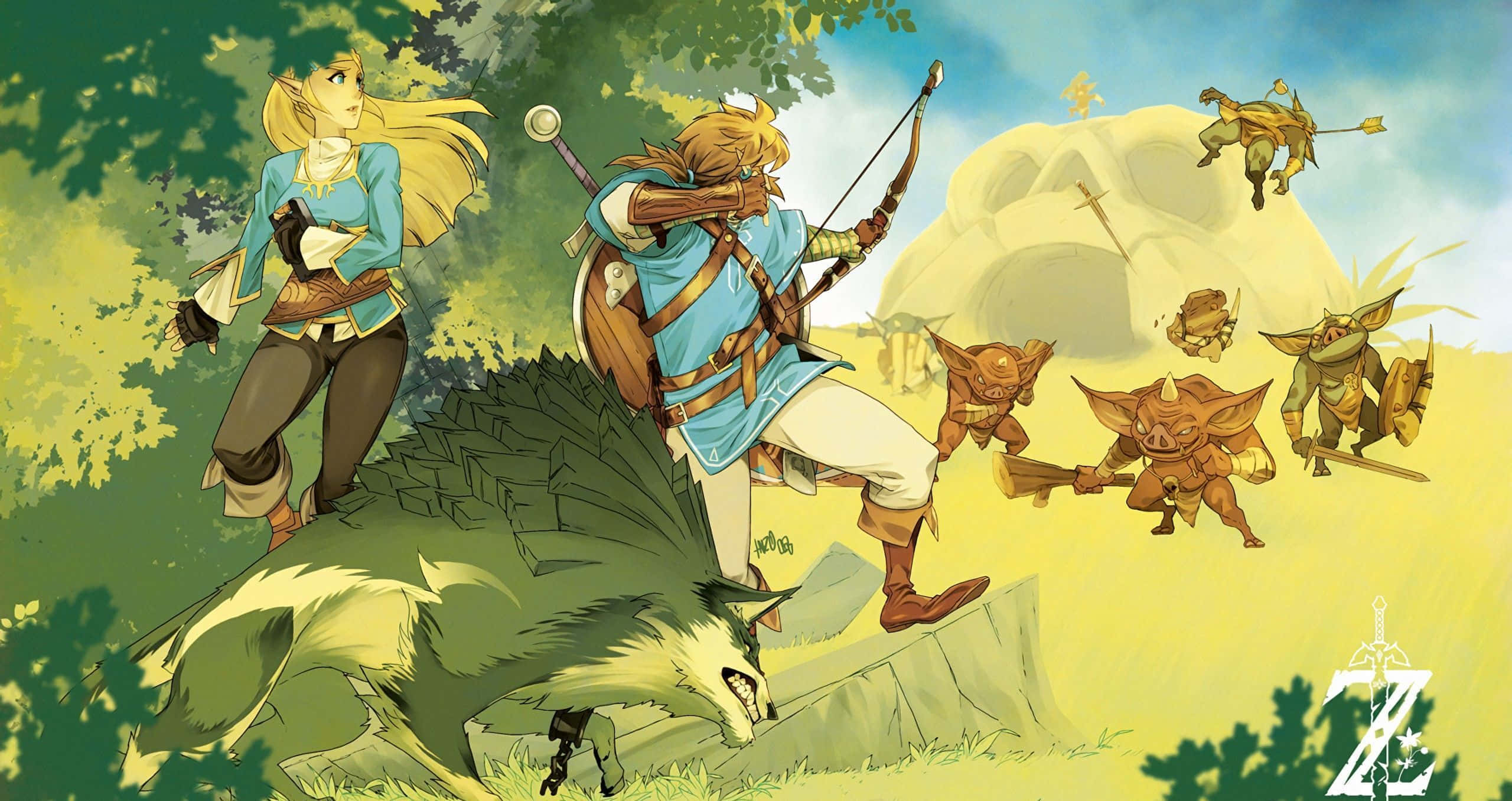 Explora el mundo de Legend of Zelda. Fondos de pantalla