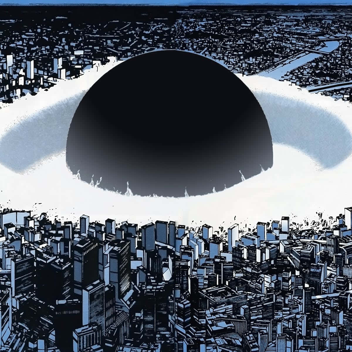 Explora la belleza de Anime City Fondos de pantalla