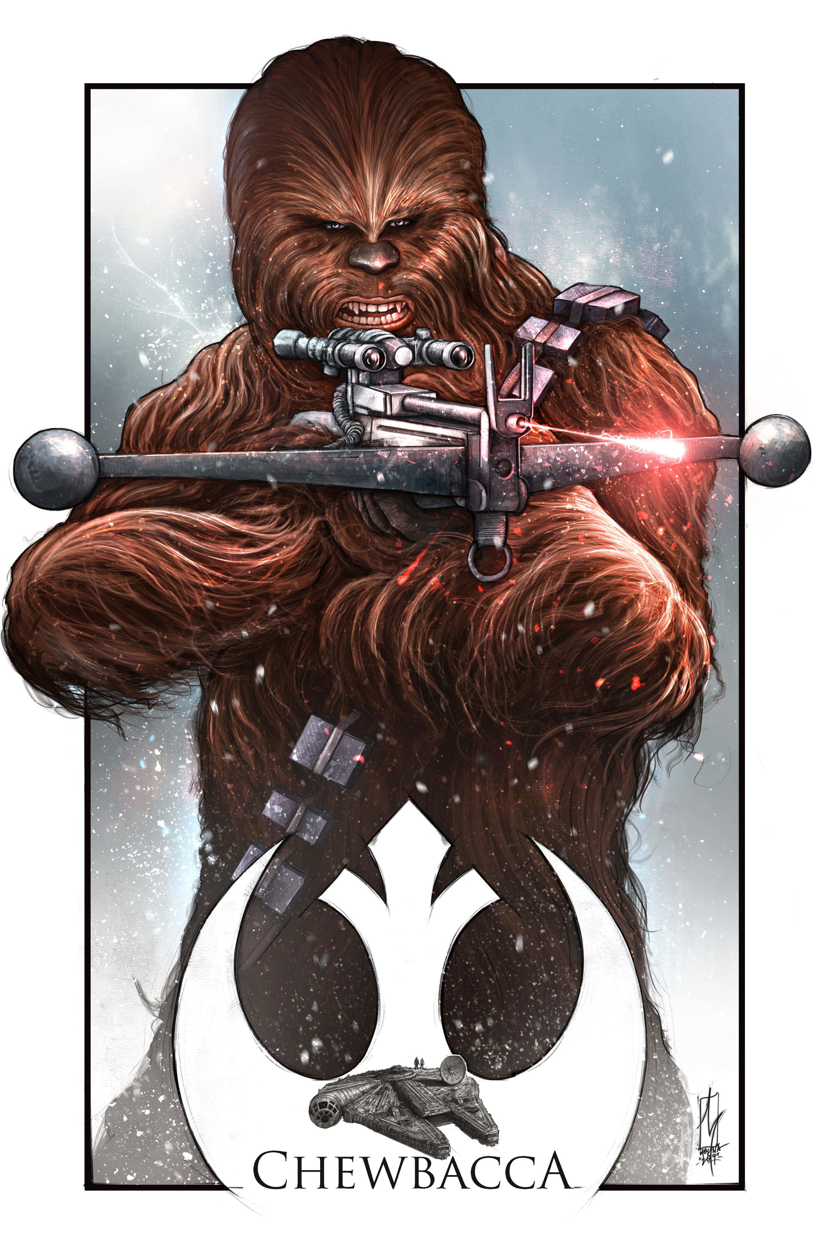 Explora la Galaxia con Wookiee Fondos de pantalla