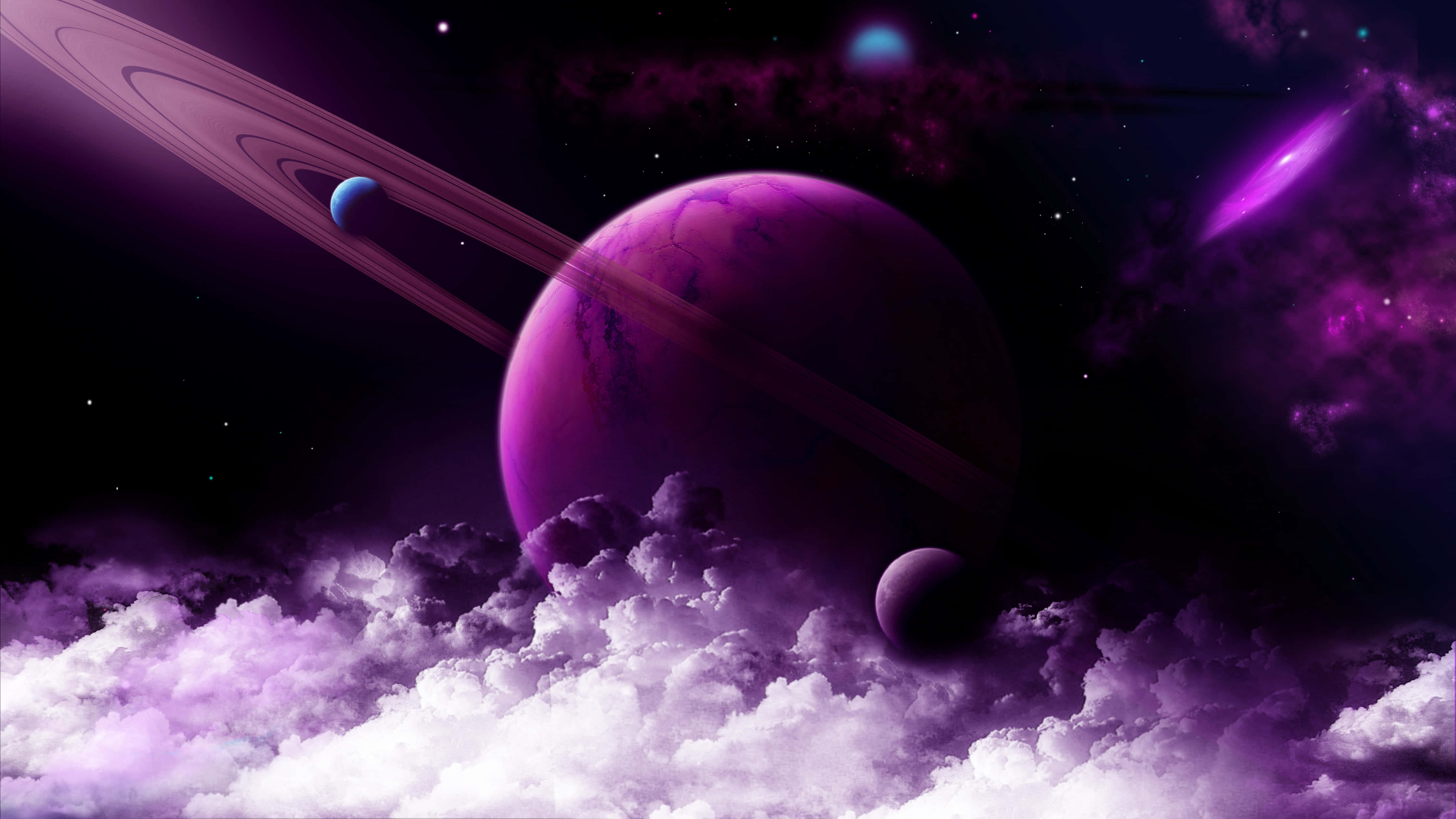 Explora la Galaxia Púrpura Fondos de pantalla