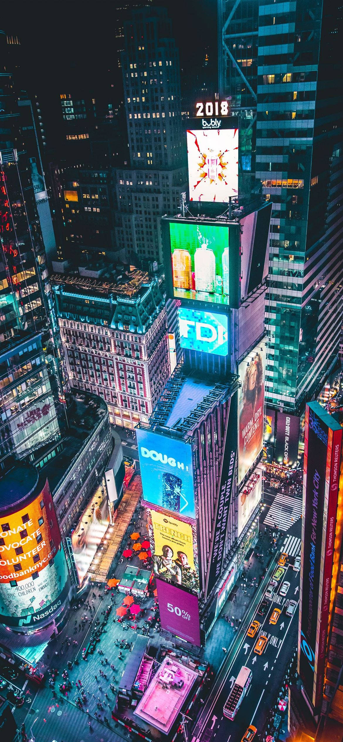 Explora la grandeza de la ciudad de Nueva York con un iPhone Fondos de pantalla