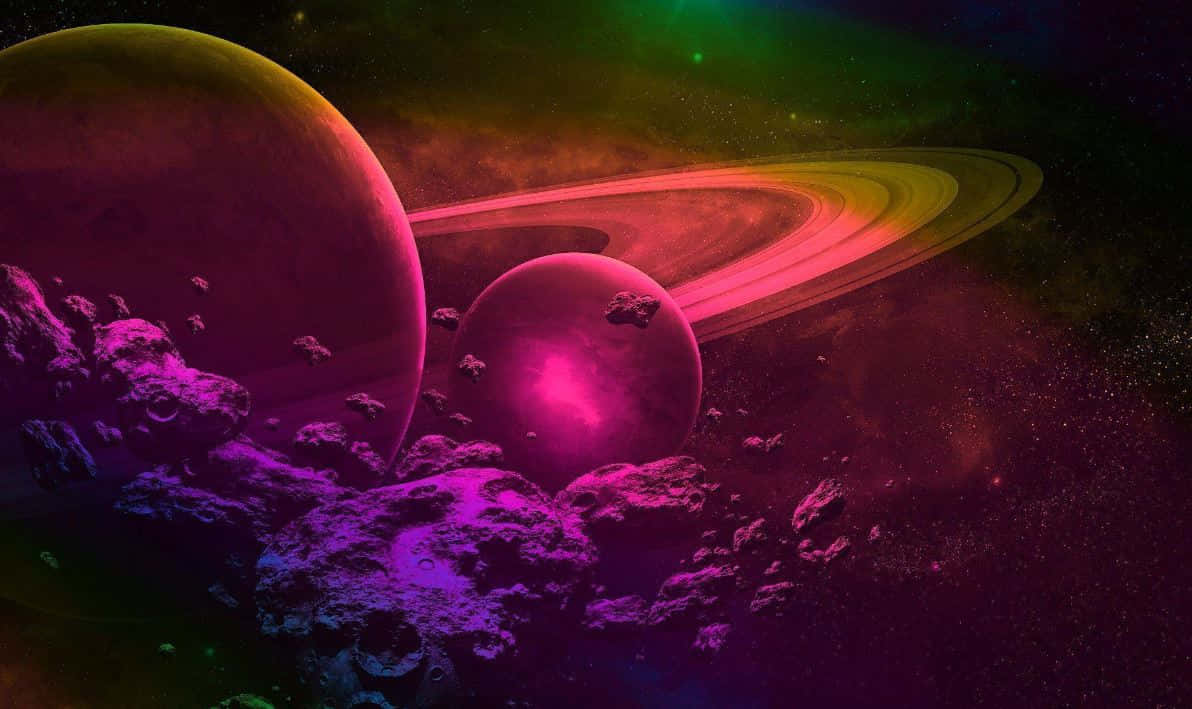 Explora la misteriosa belleza de la Galaxia Púrpura Fondos de pantalla