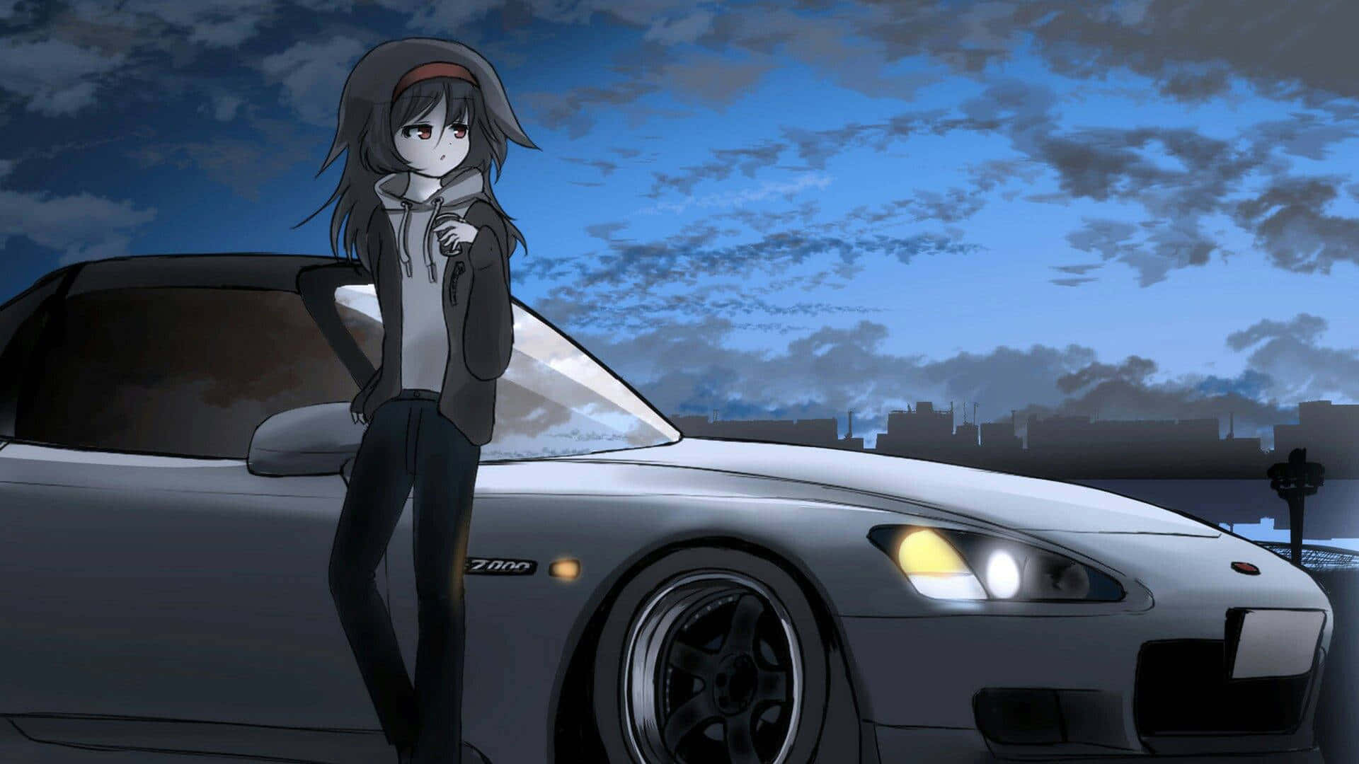 Explora las posibilidades infinitas en el Anime con el Anime Car Fondos de pantalla