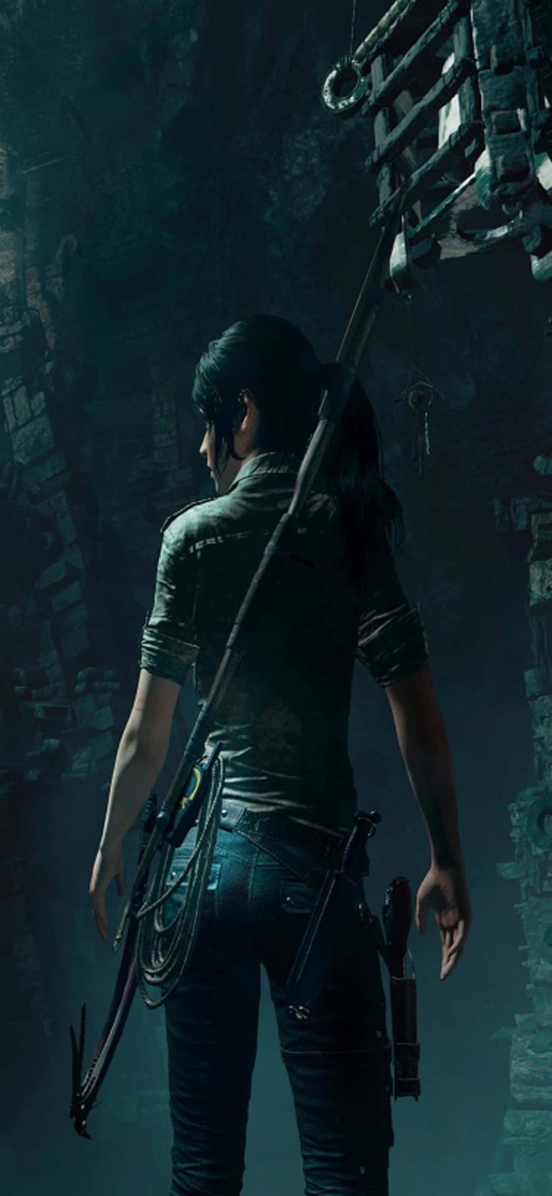Explora las profundidades de Shadow of the Tomb Raider en iPhone X Fondos de pantalla