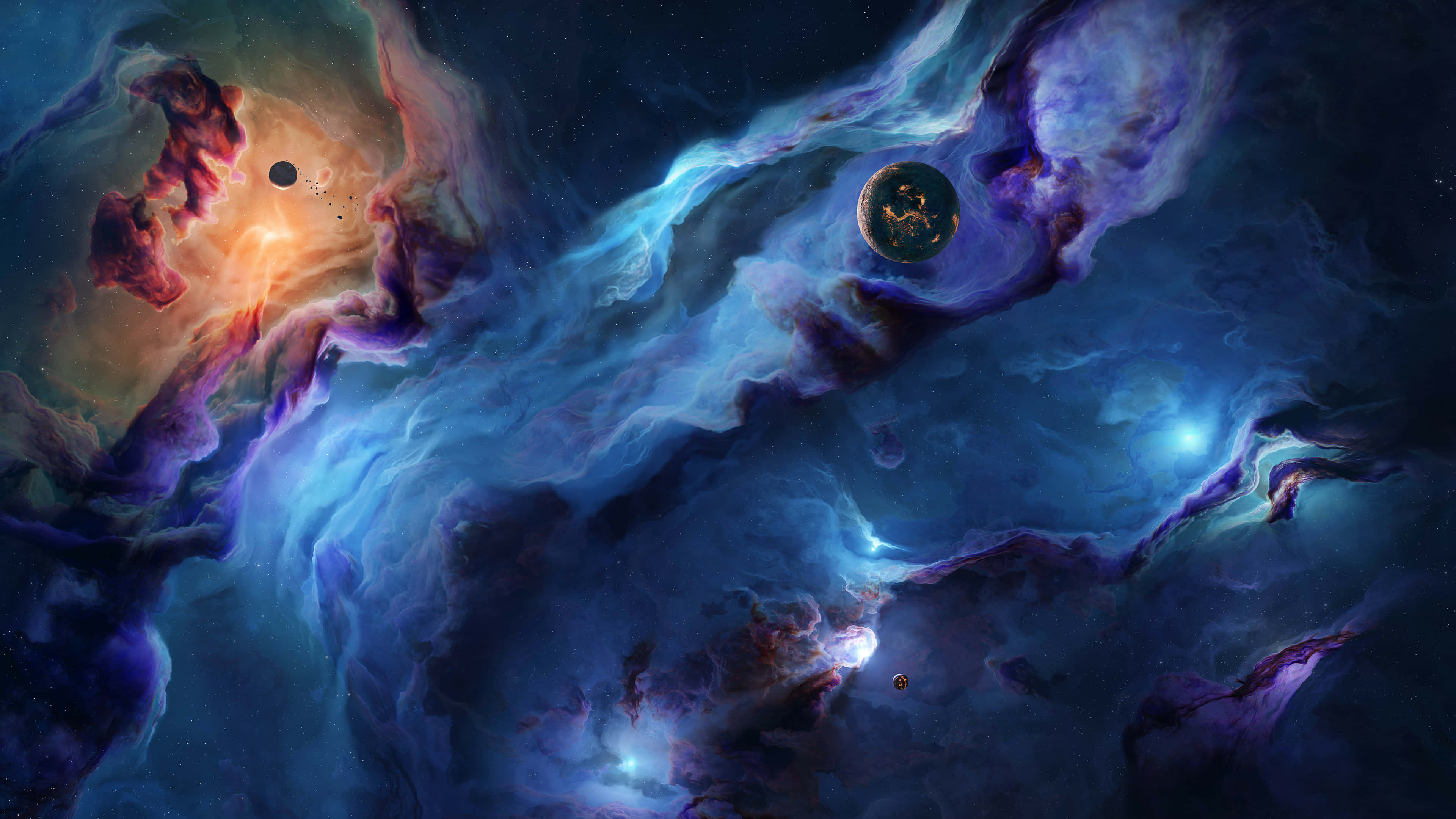 Explora las profundidades del espacio en 4K Fondos de pantalla
