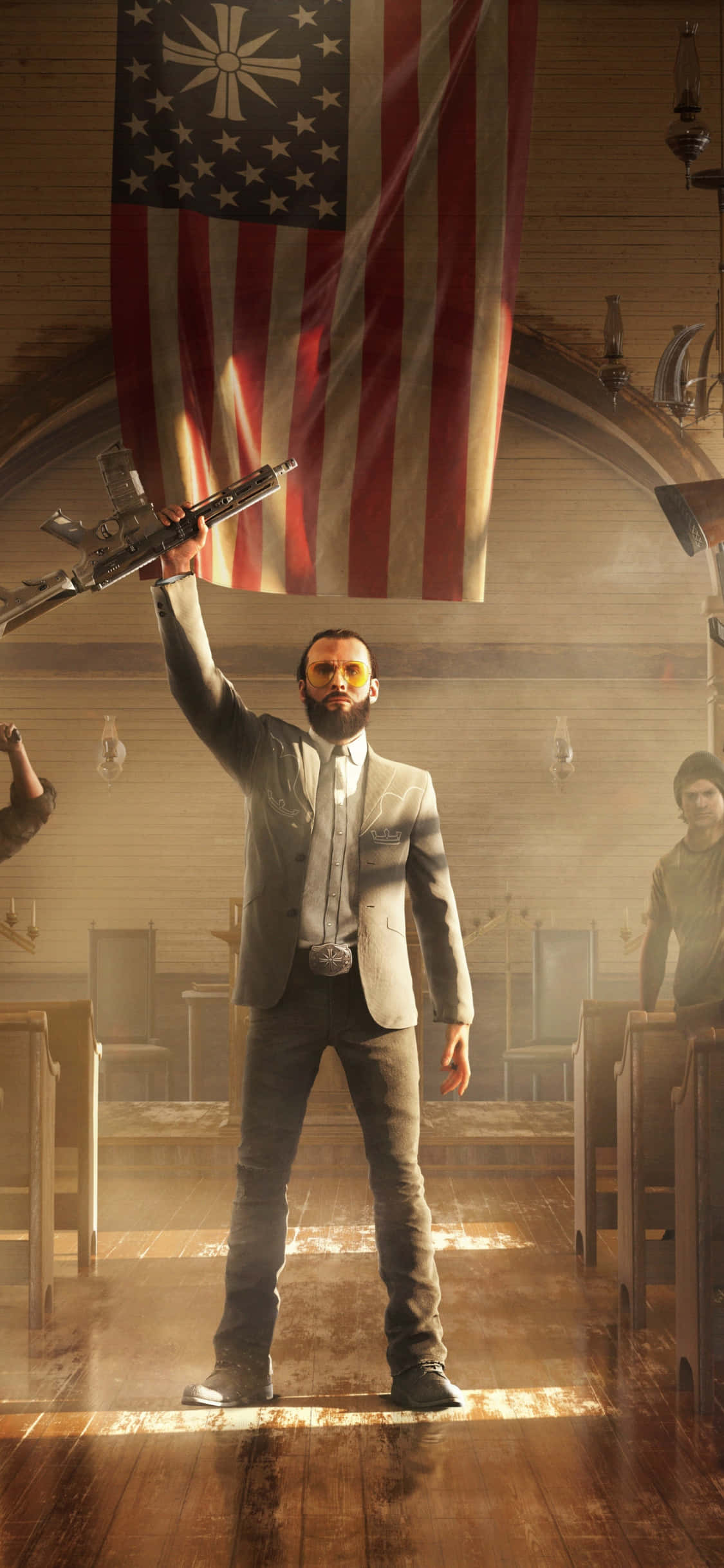 ¡Explora las tierras salvajes de Far Cry 5 en tu iPhone Xs! Fondos de pantalla