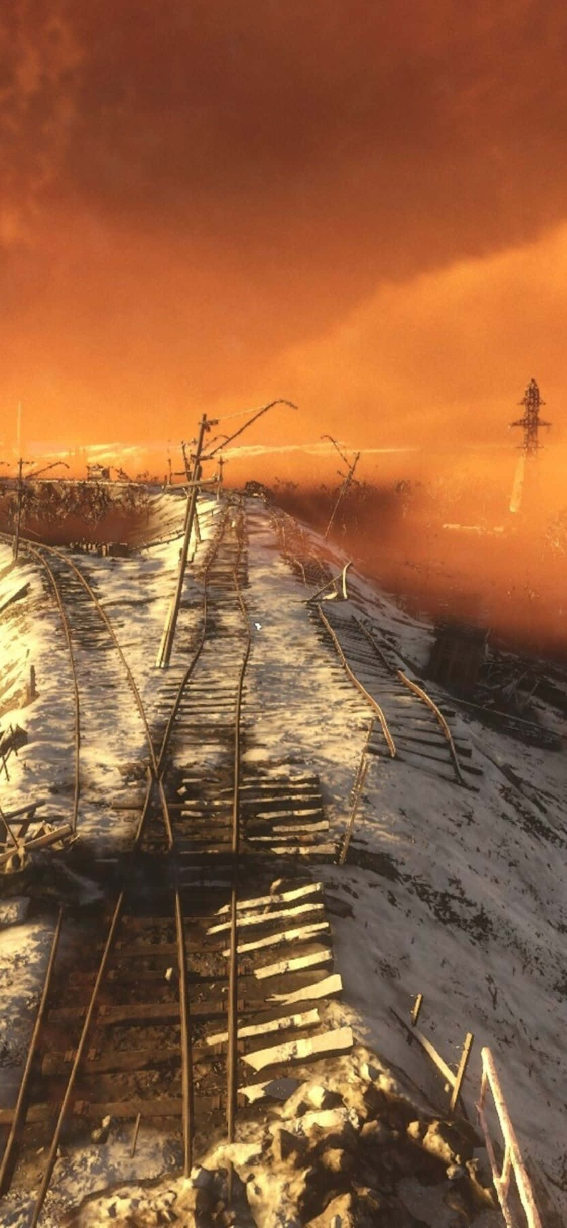 Explora los duros paisajes de la Moscú postapocalíptica en Metro Exodus en iPhone X. Fondos de pantalla