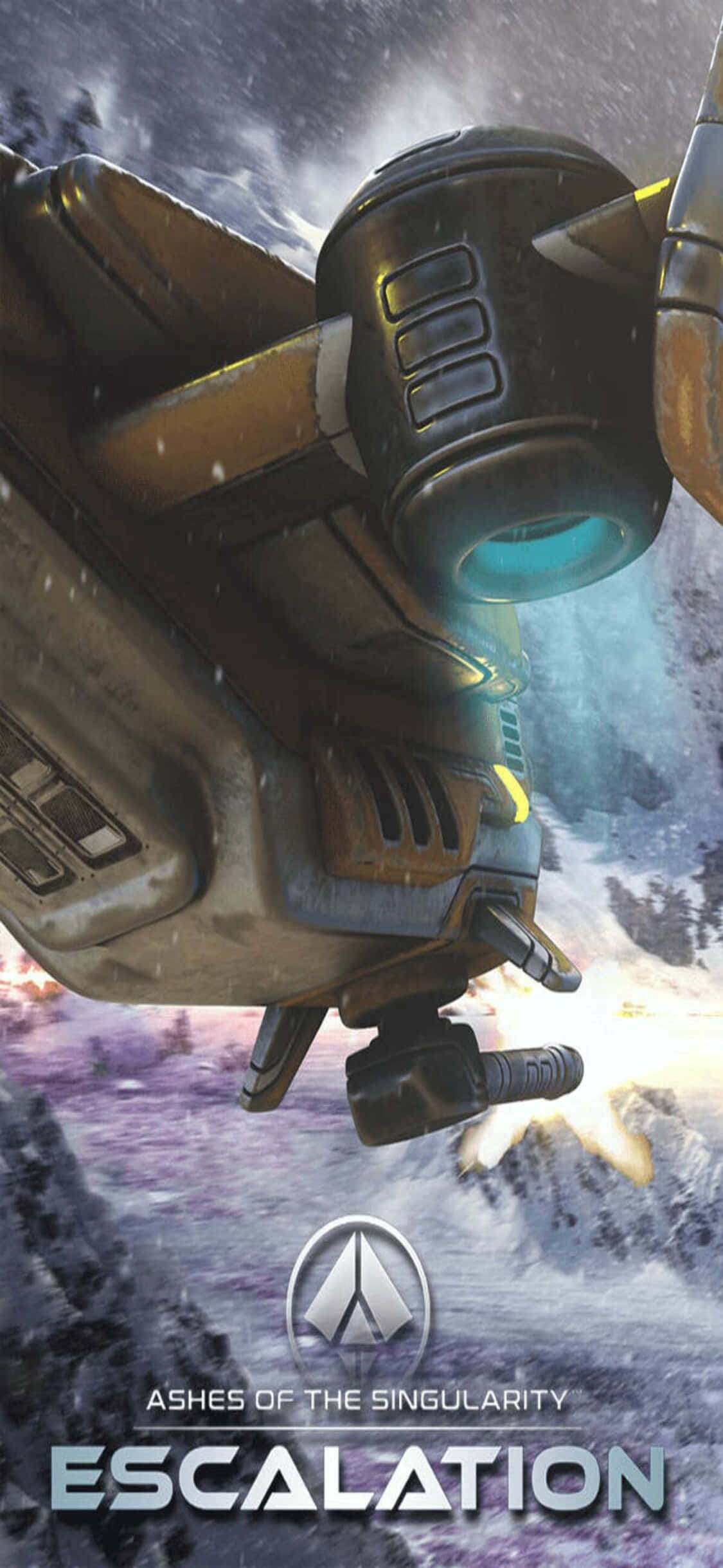 Explora los Impresionantes Visuales Intergalácticos del Juego Ashes of the Singularity en tu iPhone X Fondos de pantalla