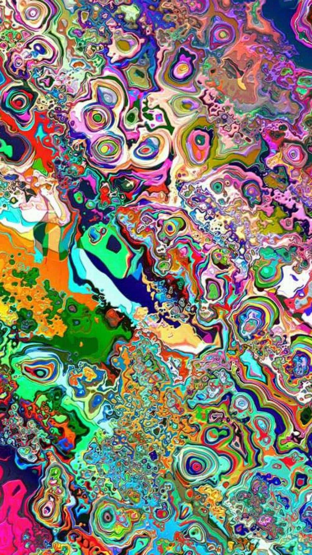 Explora un mundo multicolor de formas y patrones fascinantes. Fondos de pantalla