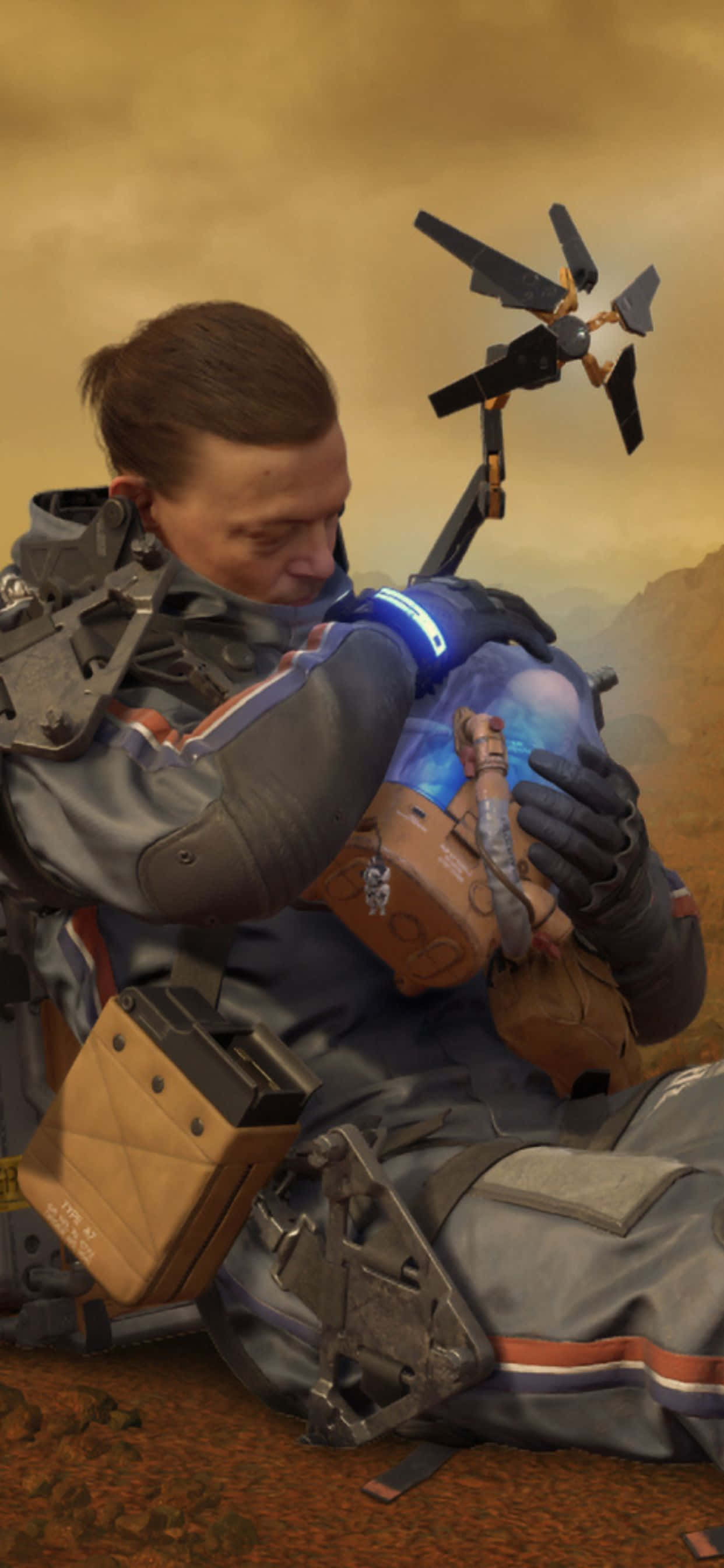 Explora un mundo postapocalíptico con el iPhone Xs Max y Death Stranding Fondos de pantalla