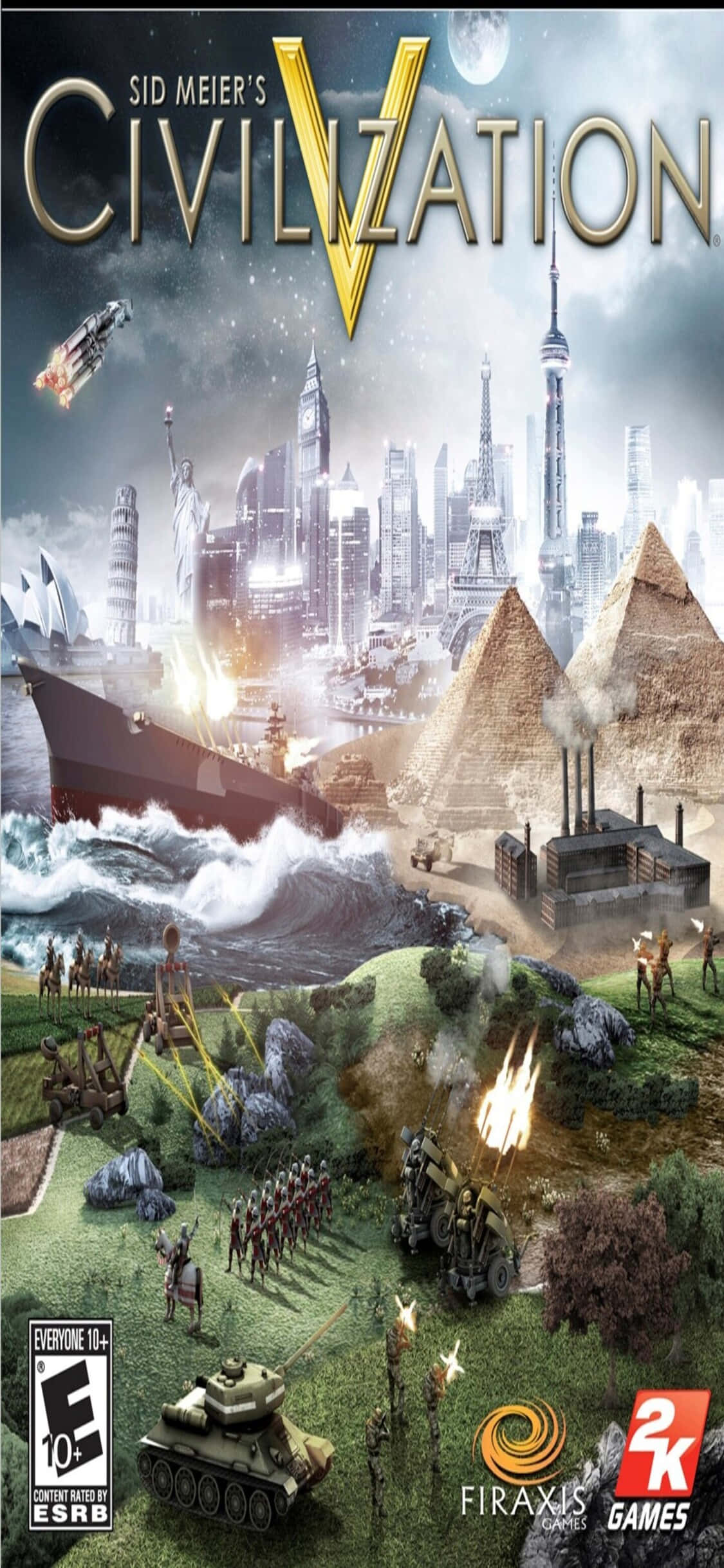 Explora un nuevo mundo en tu iPhone X con Civilization V Fondos de pantalla