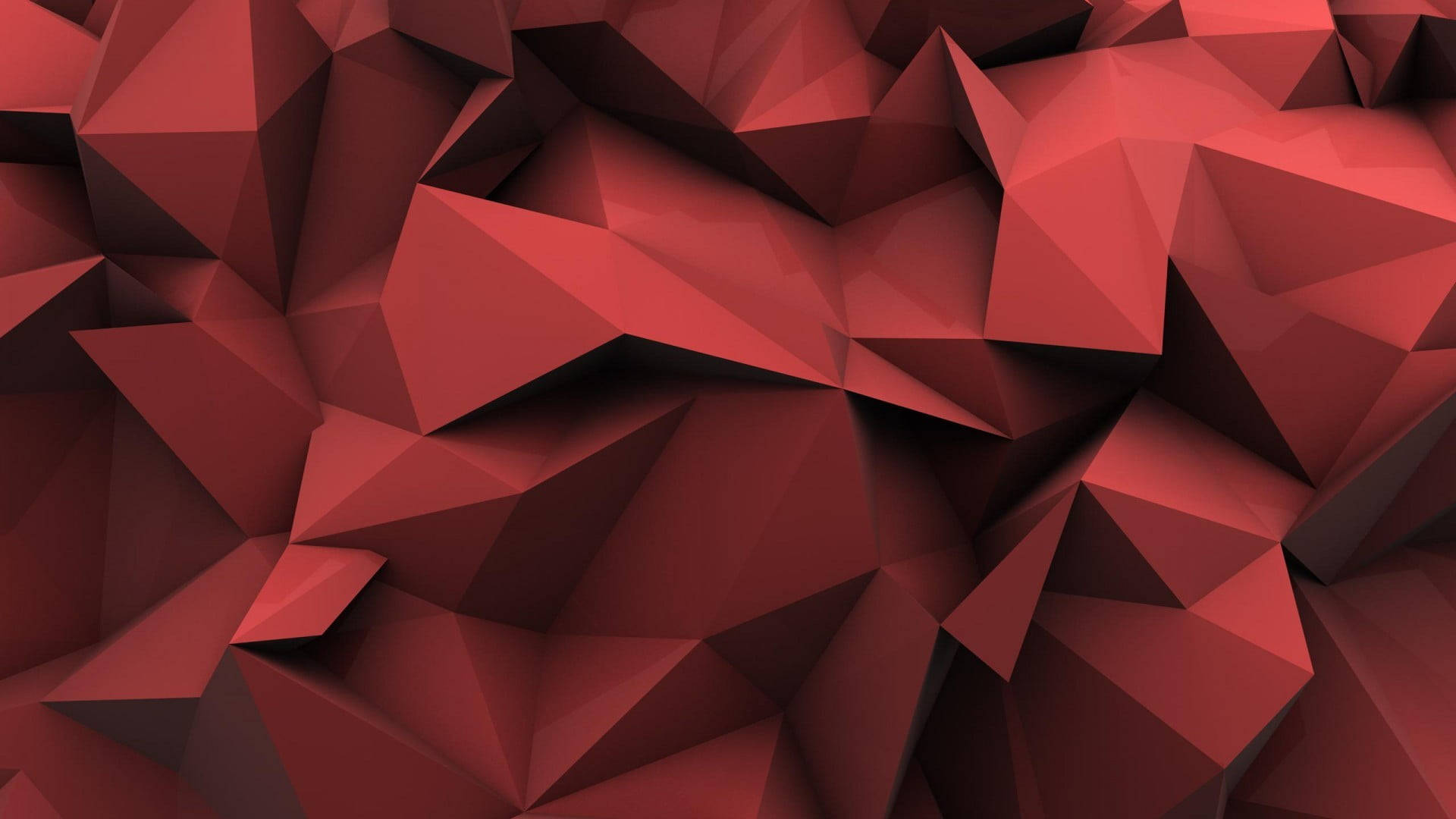 Explorando la Geometría de los Polígonos Abstractos Rojos Fondos de pantalla