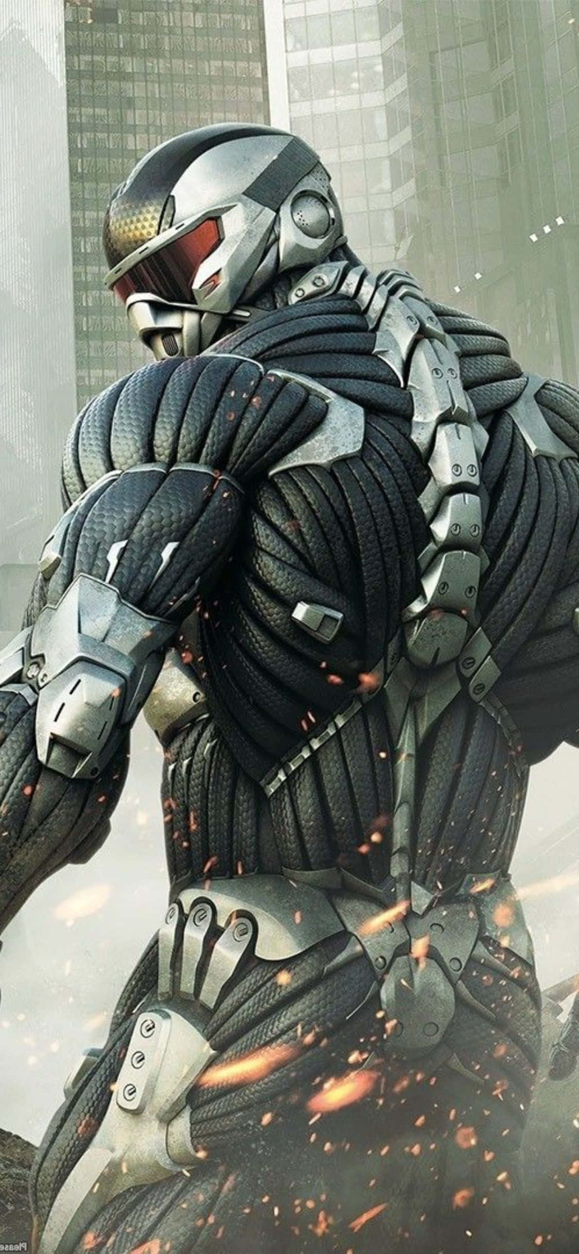 Explorando mundos alienígenas con el iPhone X y Crysis 3 Fondos de pantalla
