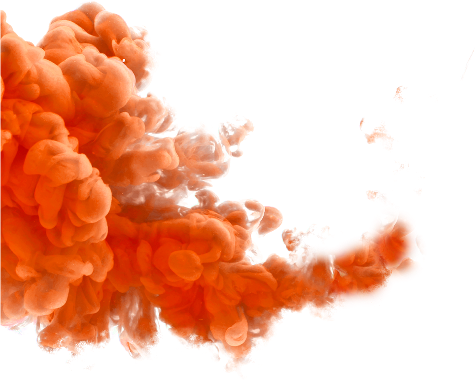 Explosión de tinta naranja vibrante Fondos de pantalla