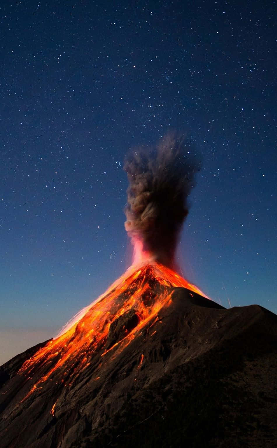Explosión magmática Volcán de Fuego Fondos de pantalla