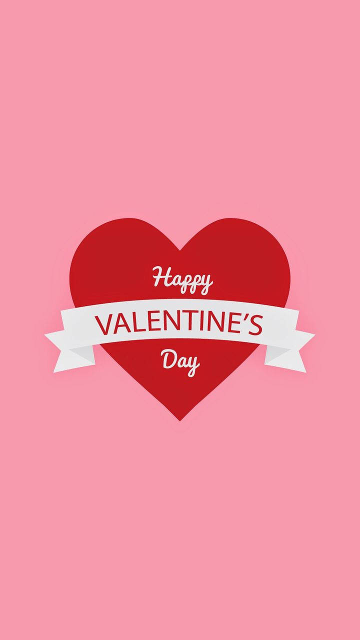 Expresa tu amor con un gran corazón rojo este Día de San Valentín Fondos de pantalla