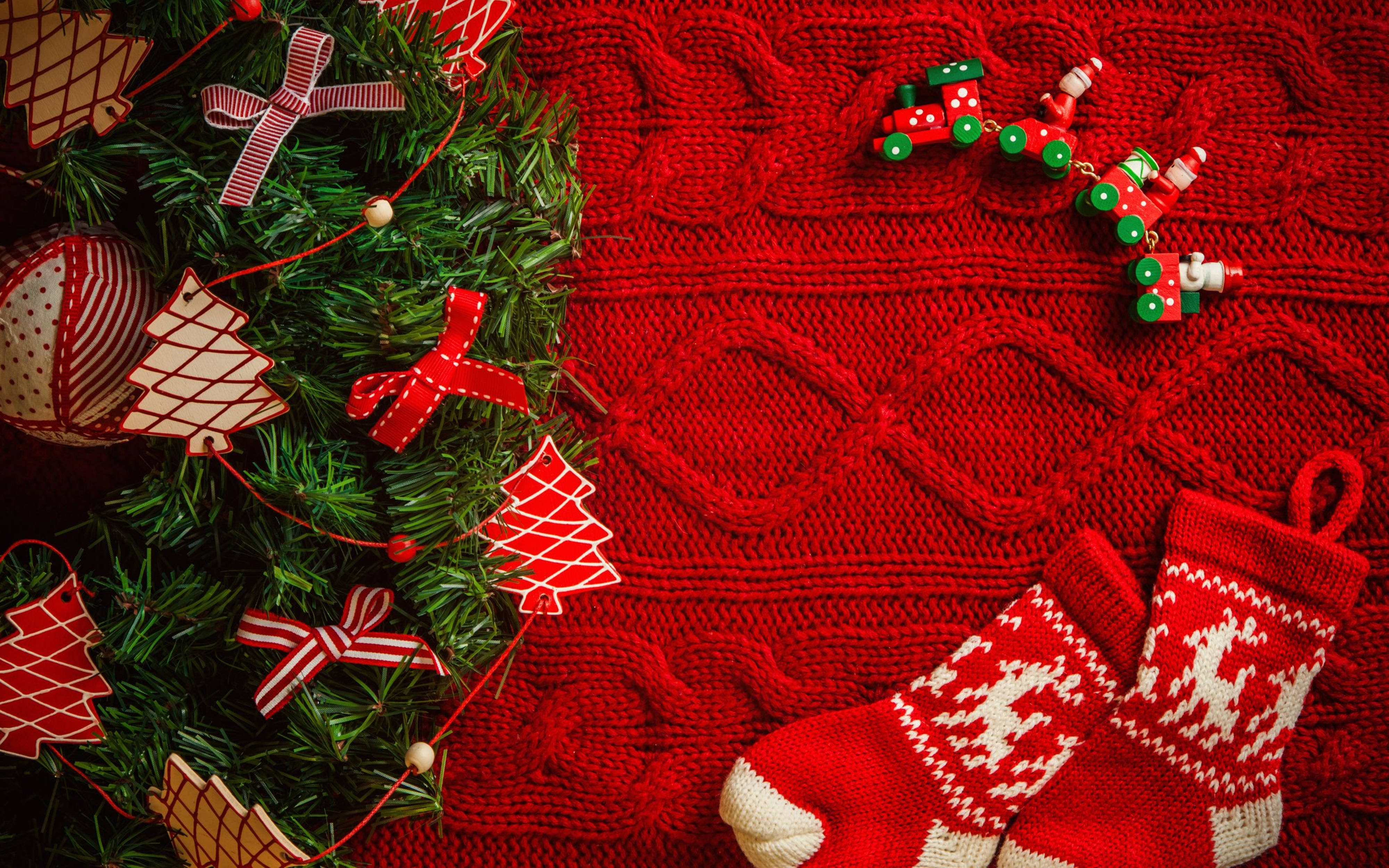 Exquisita pantalla 4K Ultra HD de la Festividad Navideña Fondos de pantalla