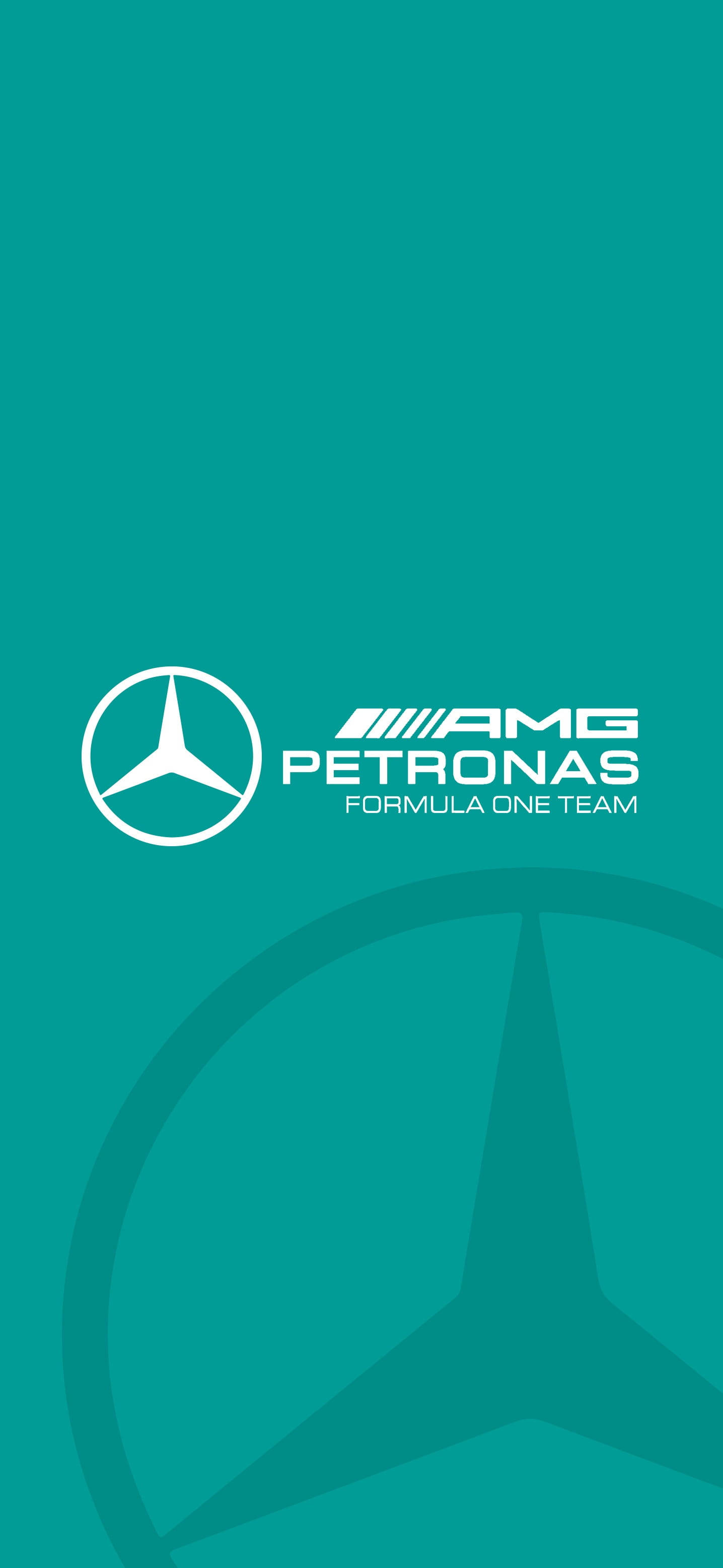 F1 AMG Petronas Logo Turquesa iPhone Fondos de pantalla