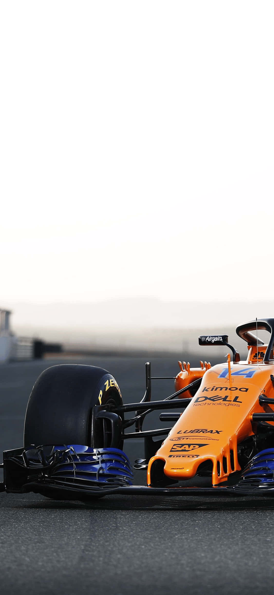 Fondo Naranja F1 iPhone XS F1 2018 Fondos de pantalla